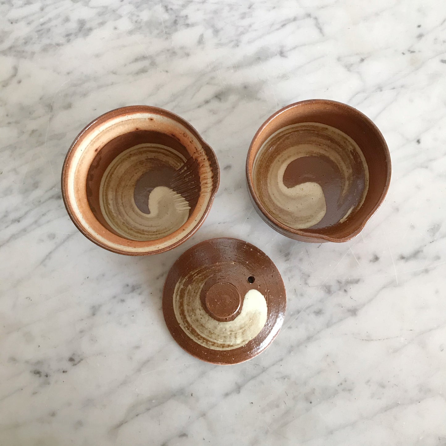 Delicate Vintage Clay Tea Set