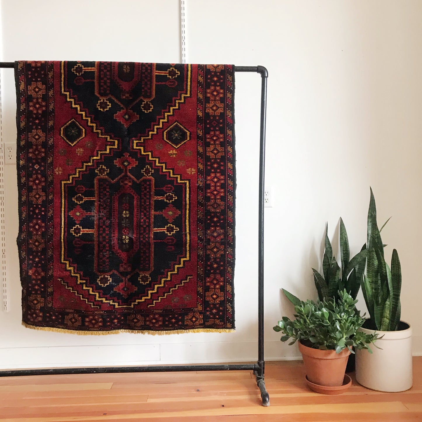 “ROXY” Antique Hand-knotted Rug (3.4 x 6.2)