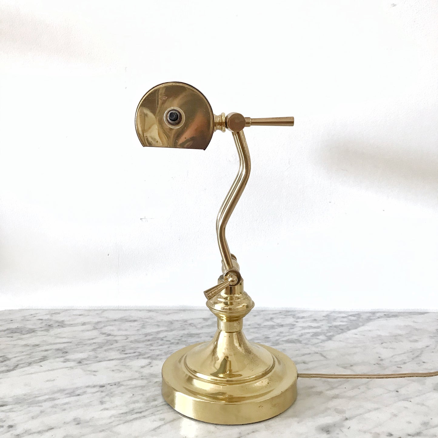Vintage Brass Desk Lamp