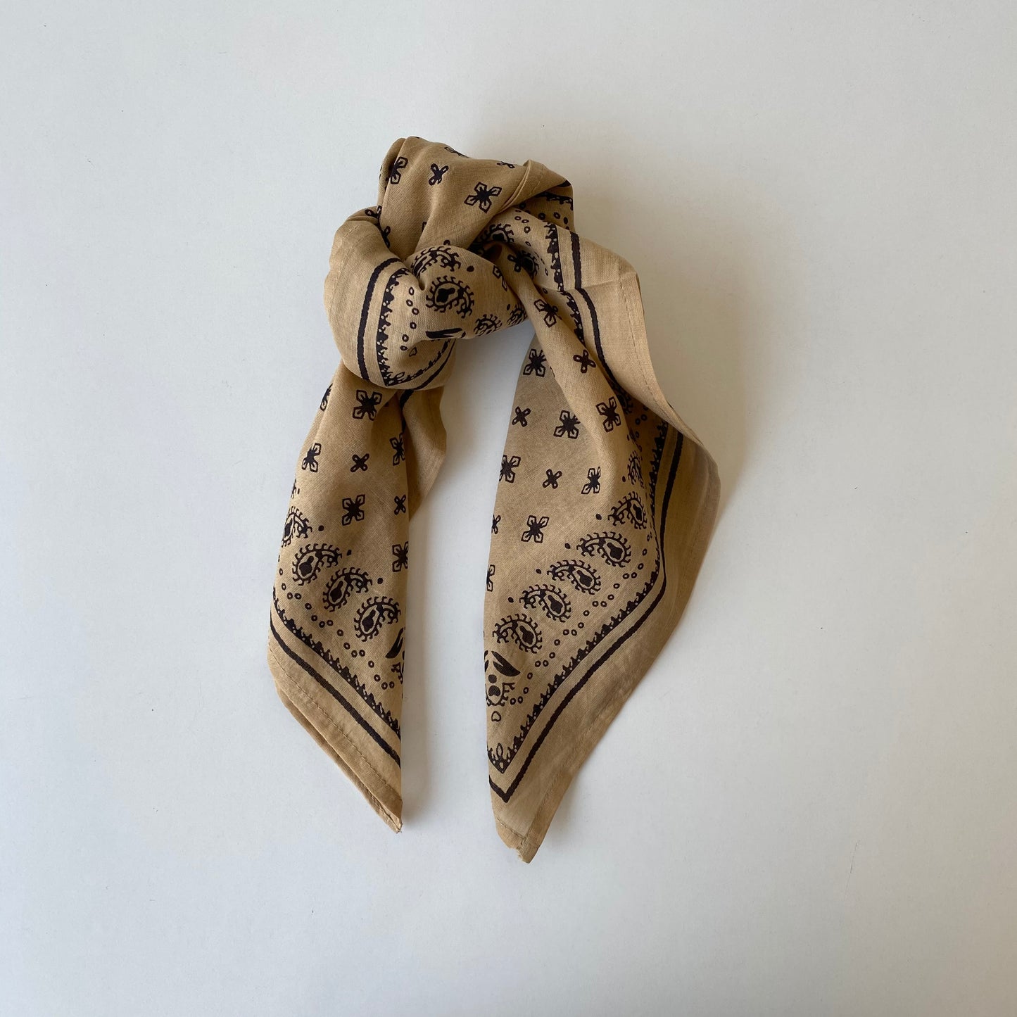 Block Printed Cotton Bandana, Choose Color