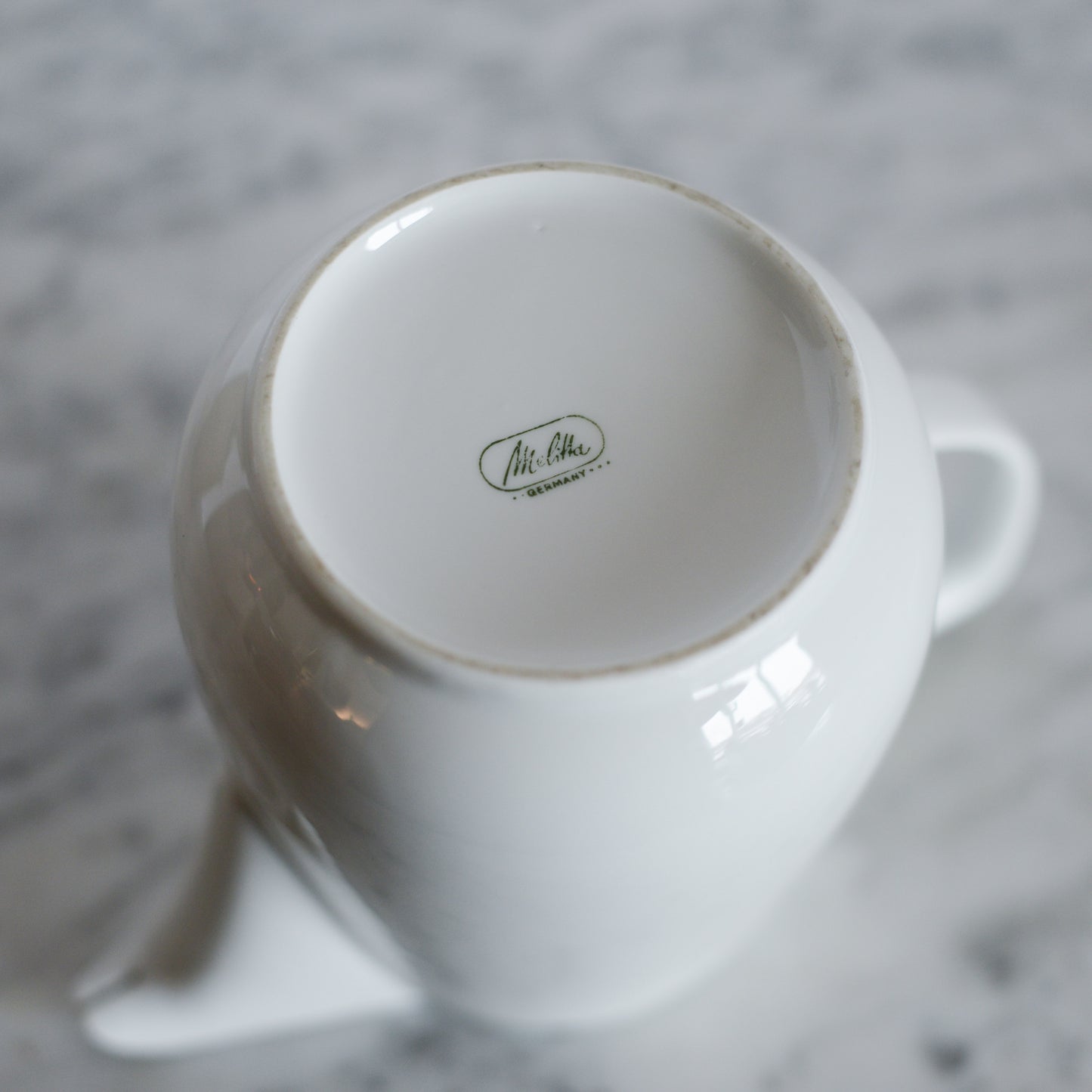 Melitta White Porcelain Coffee Carafe, Germany