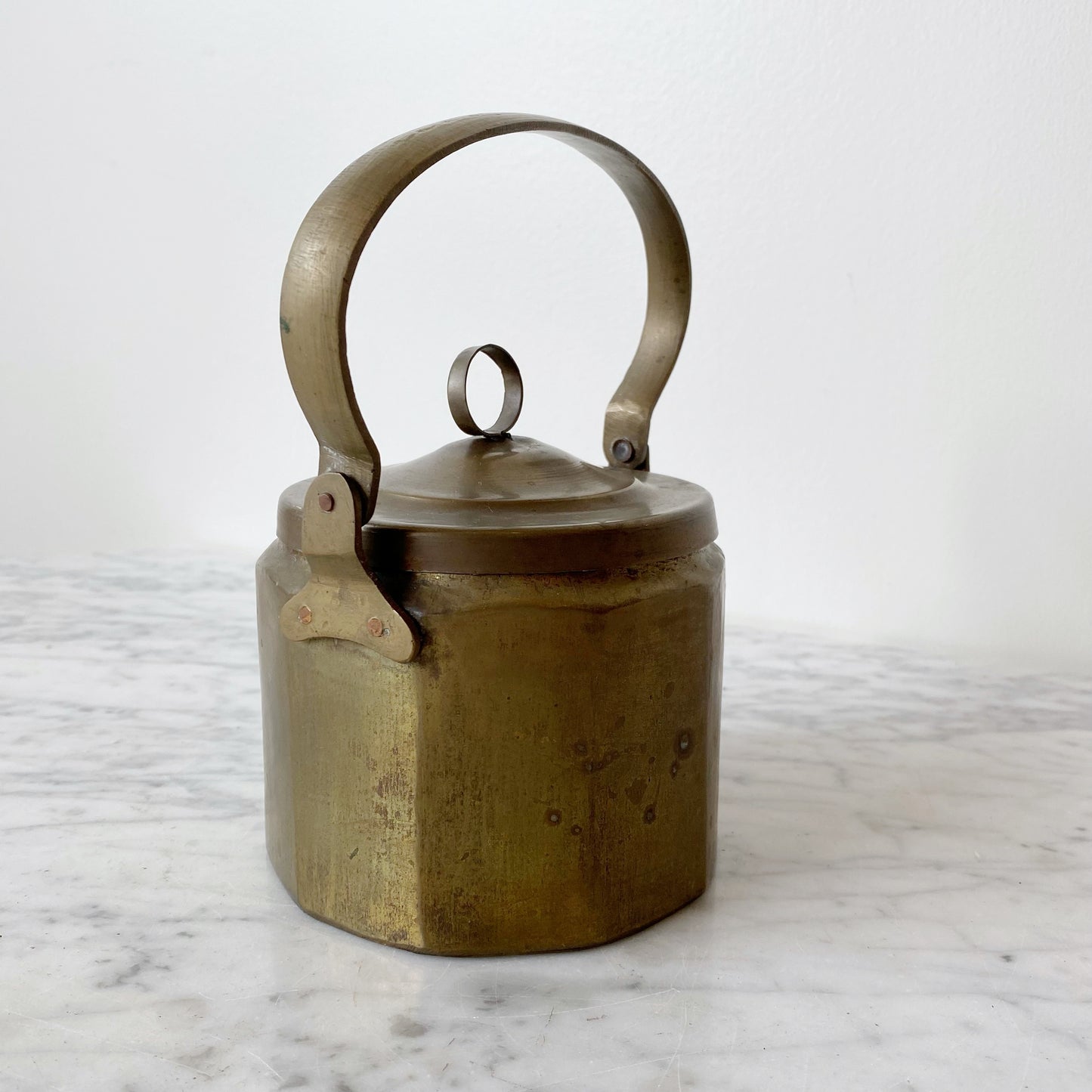 Vintage Brass Plated Teapot