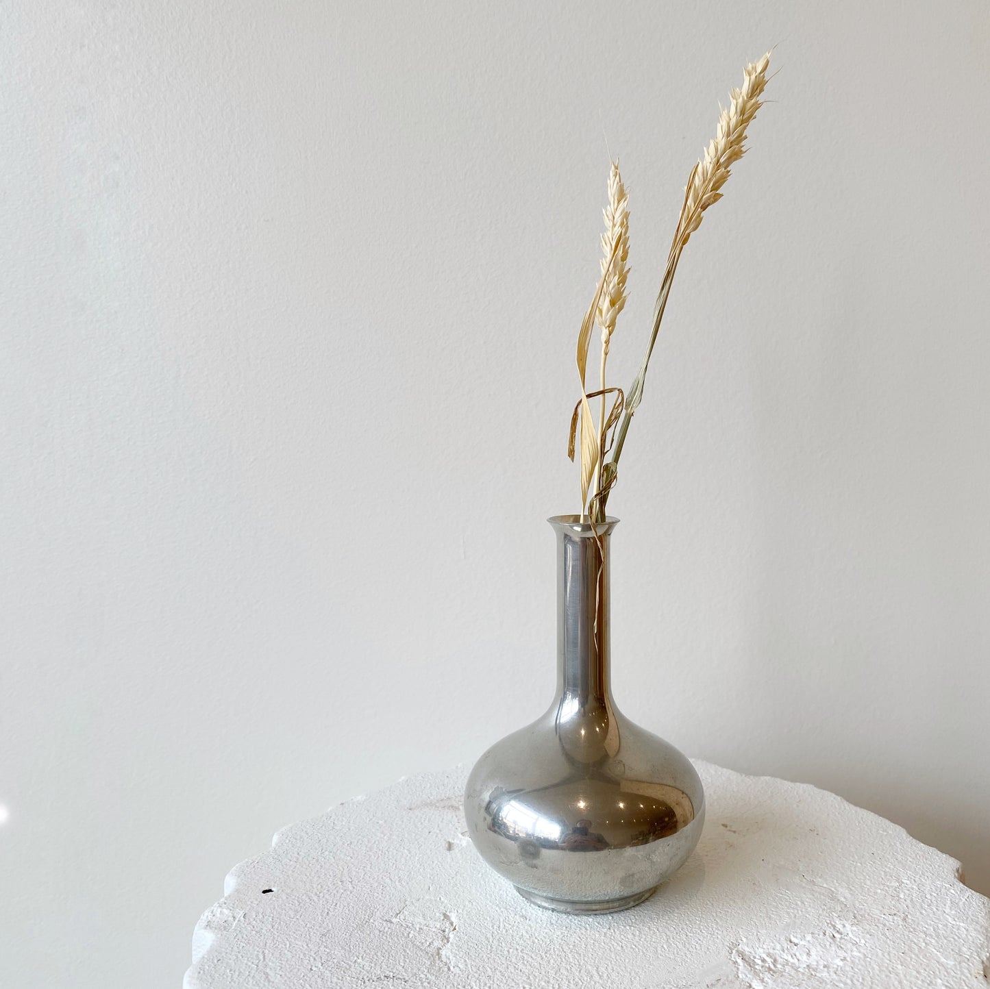 Vintage Pewter Bud Vase, Holland