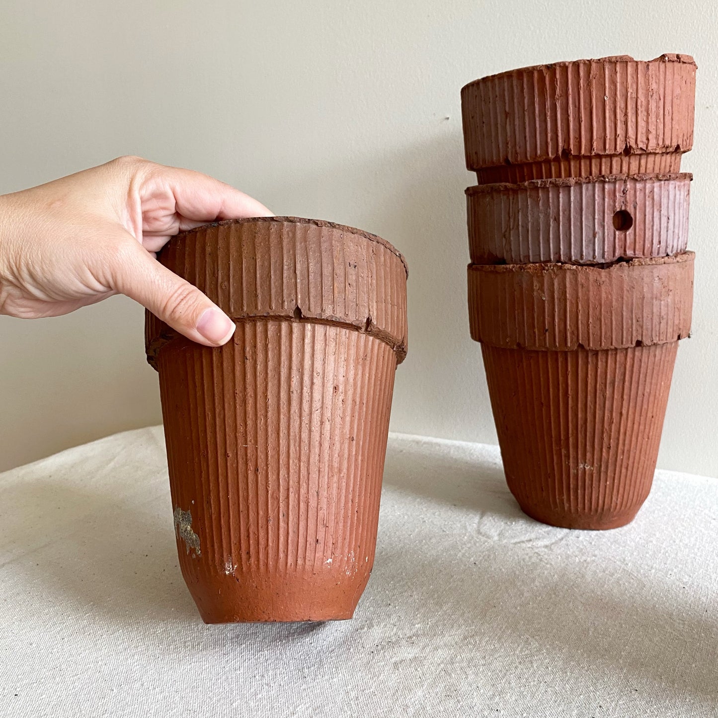 Antique Terracotta Terpentine Pot | Herty Cup