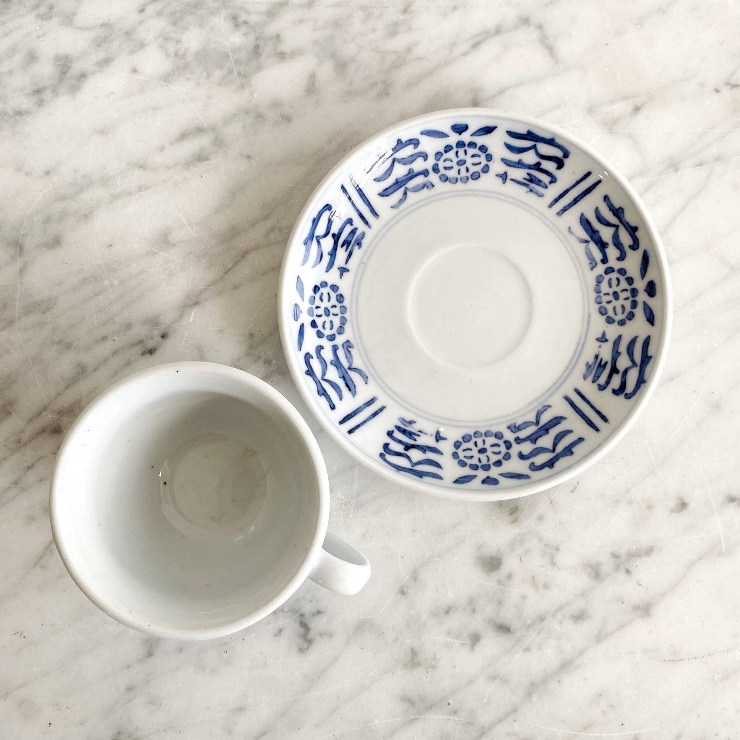 Sweet Vintage Ceramic Teacup & Saucer Set
