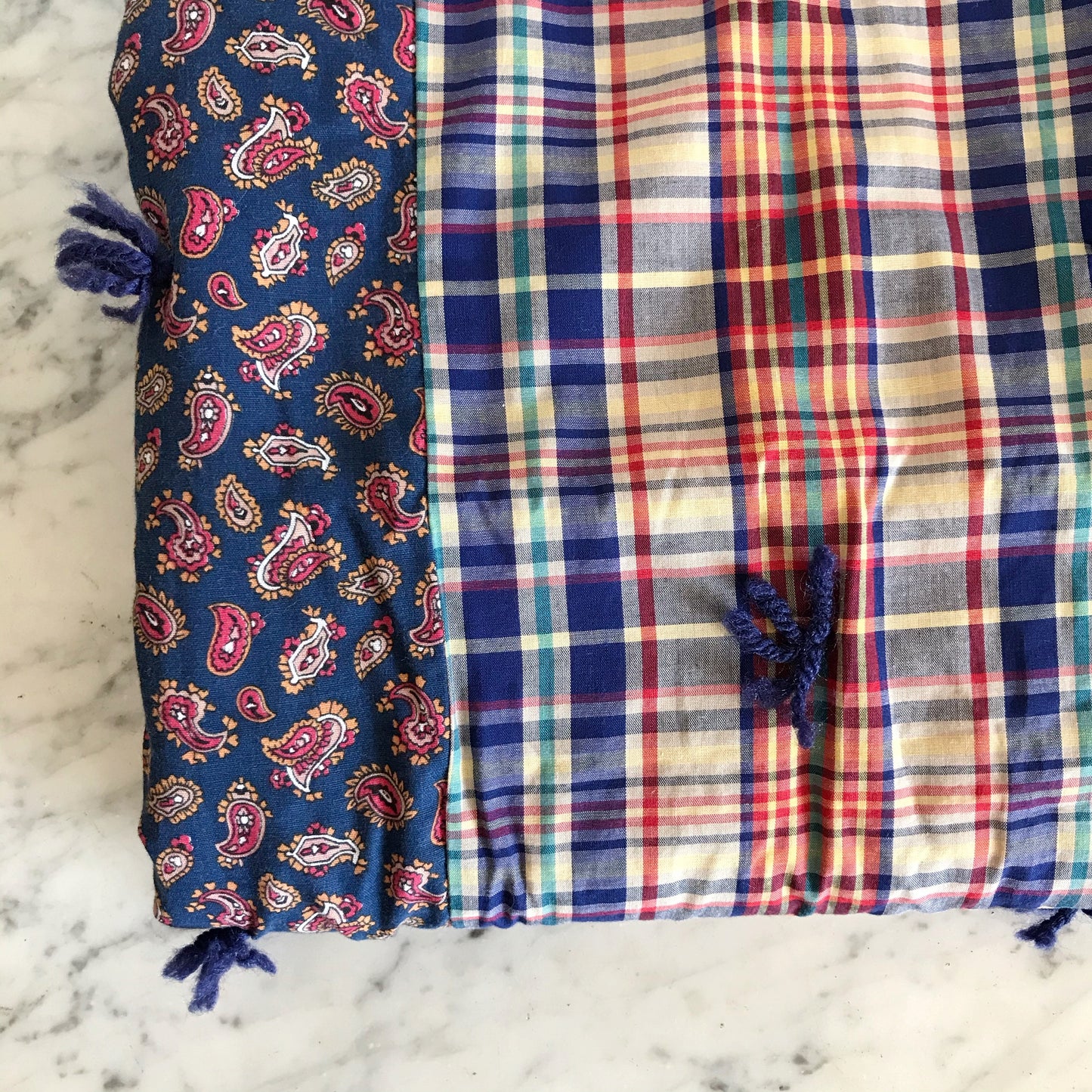 Blue Plaid Quilt
