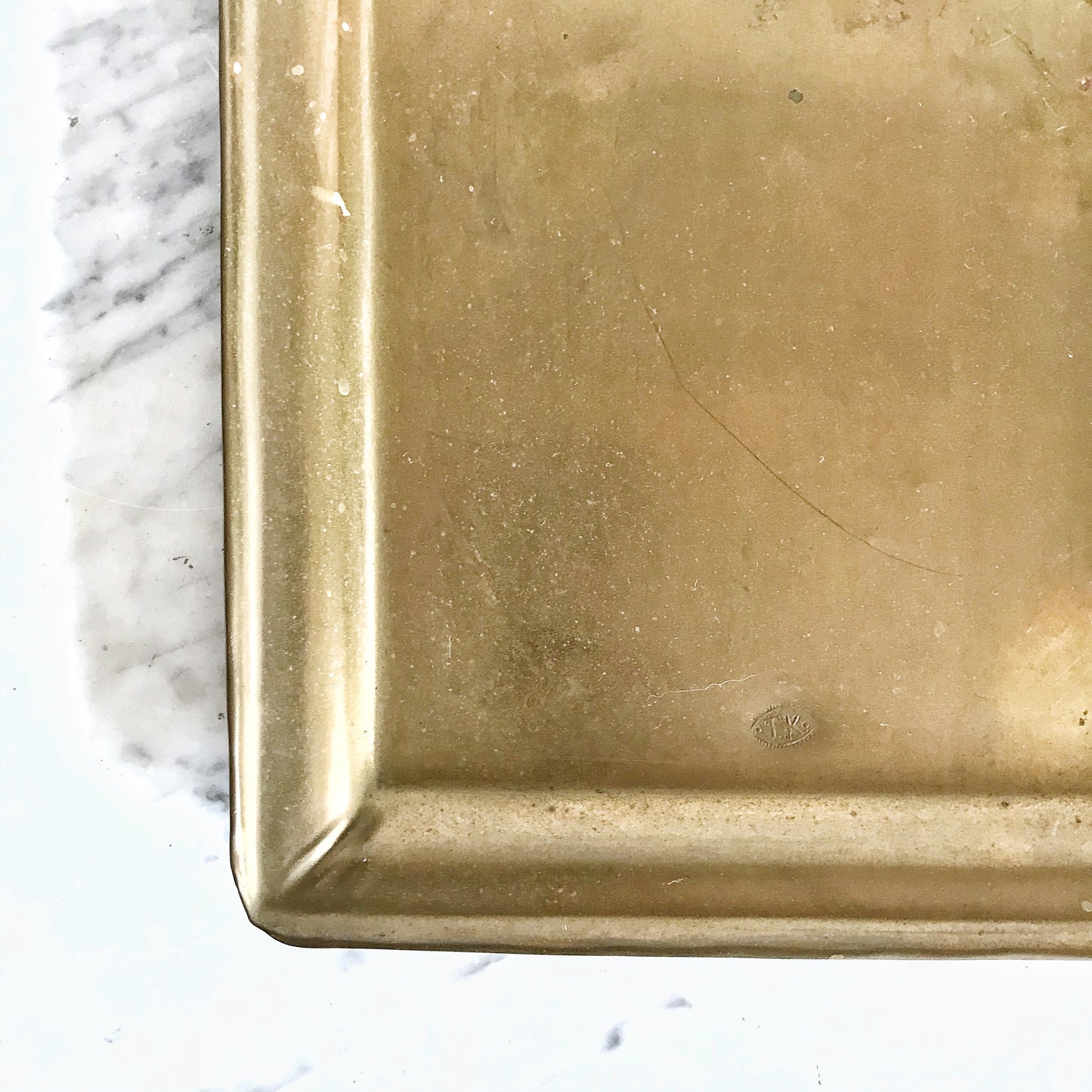 Vintage Brass Arch Tray