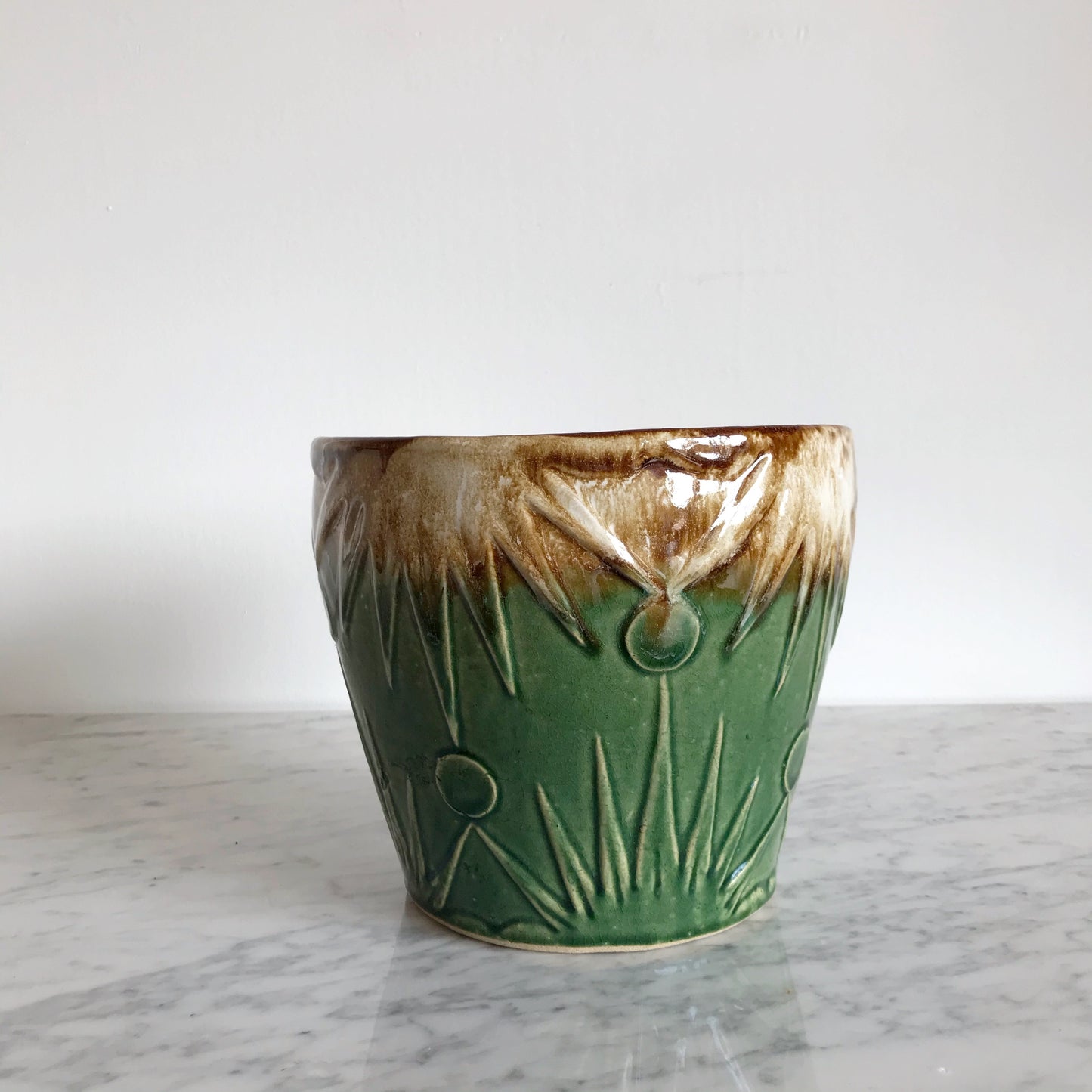 Vintage “Sun & Moon” Planter