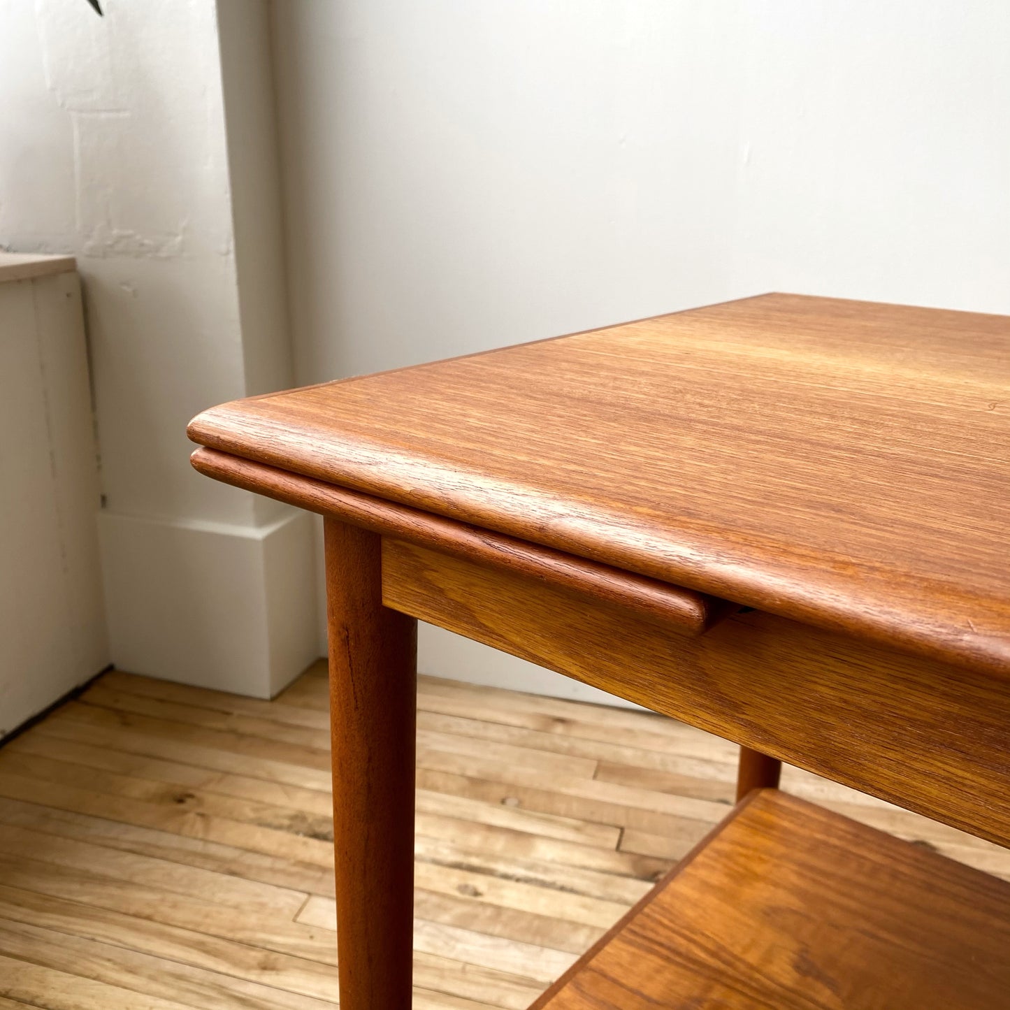 Danish Teak Expandable Bar Cart, Mogens Hansen