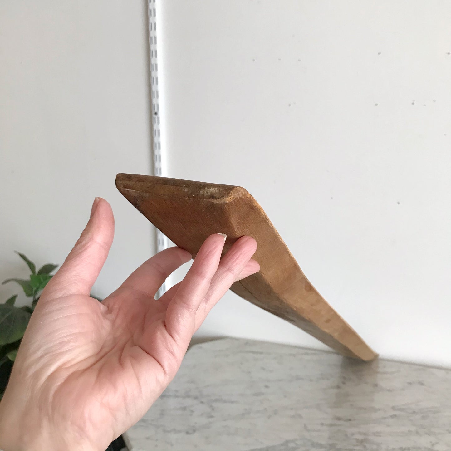 Antique Wooden French Baguette Tray, 42"