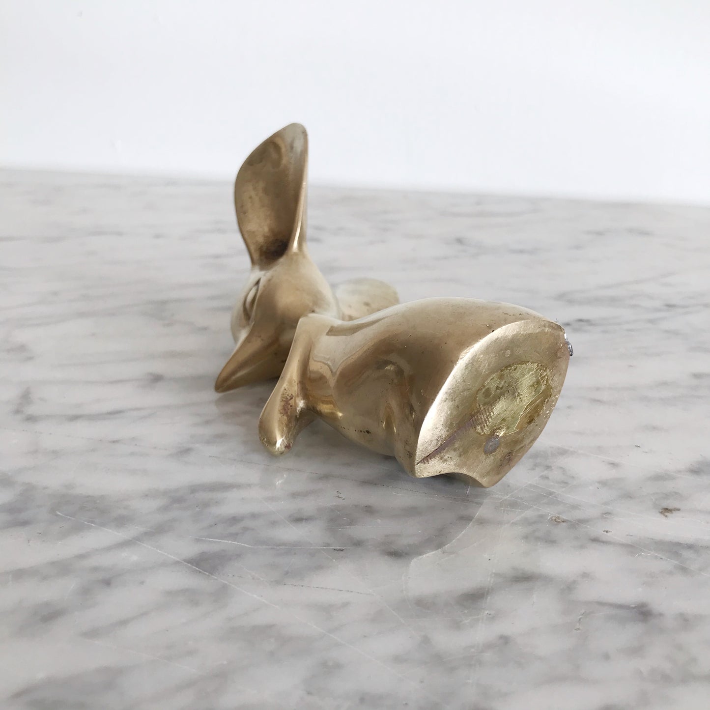 Vintage Brass Mouse, 5”