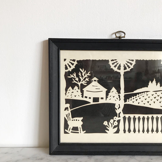 1970’s Paper Cutting Picture