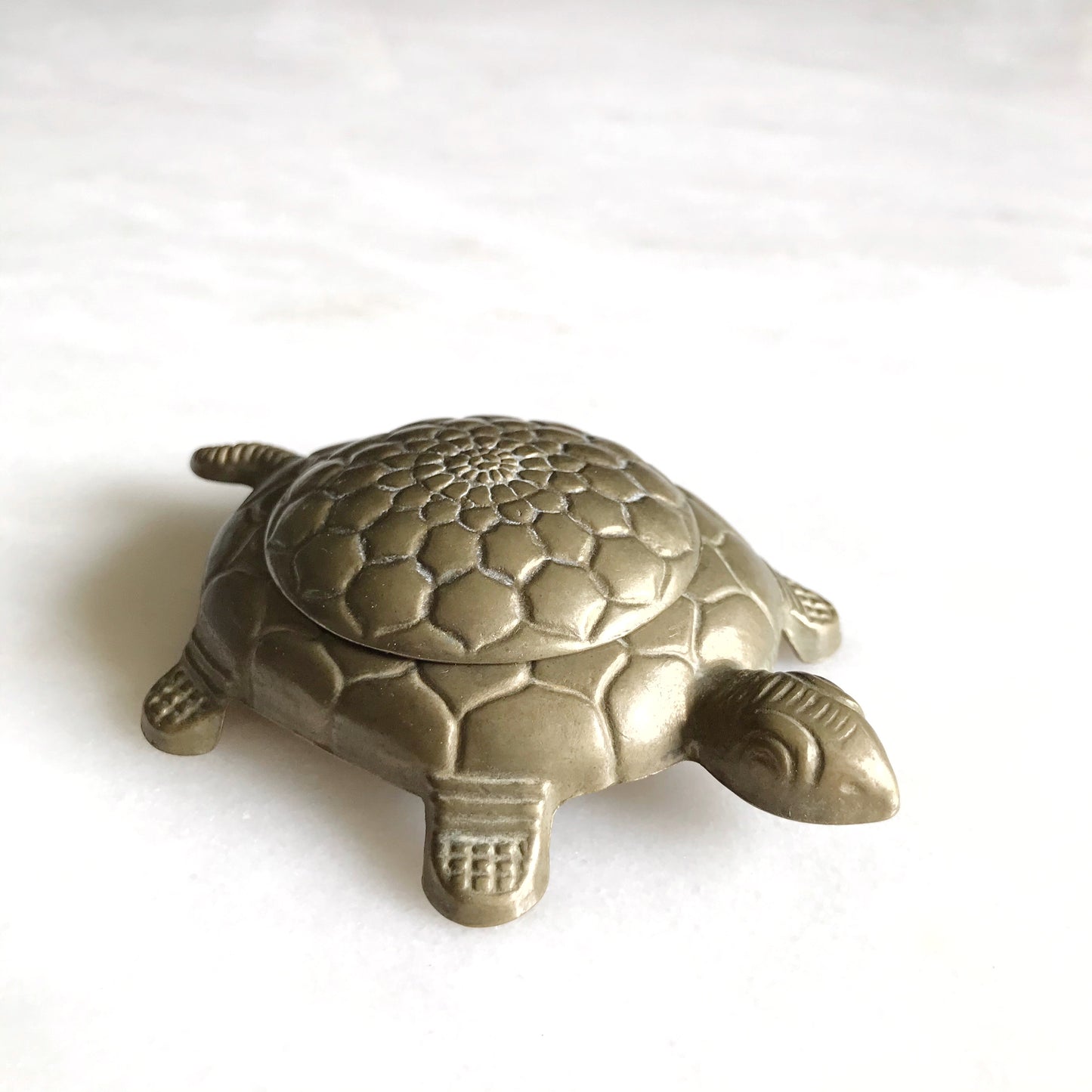 Vintage Brass Turtle Box, Italy