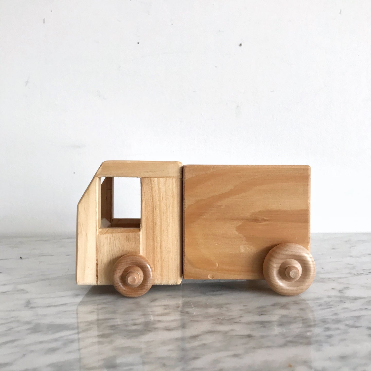 Handcrafted Wooden Truck Coin Bank