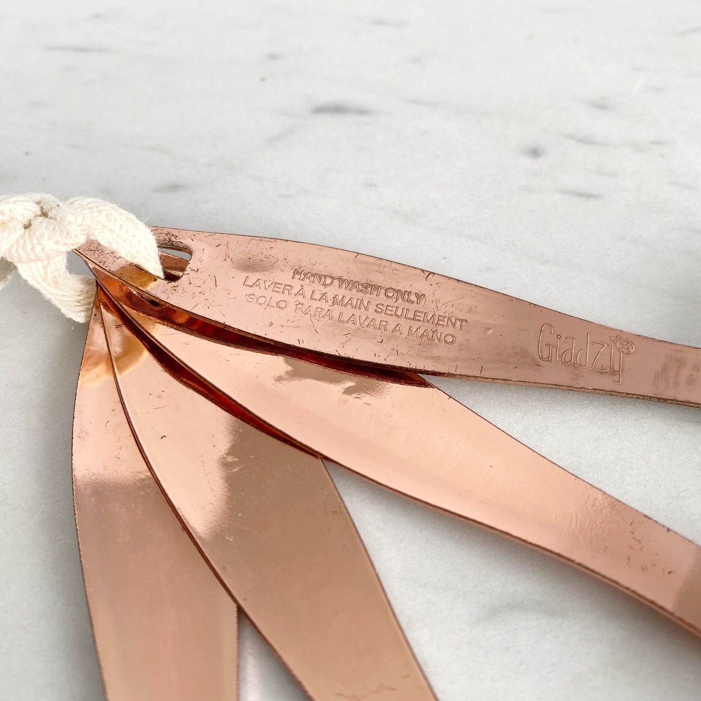 Found Copper-plated Measuring Spoons
