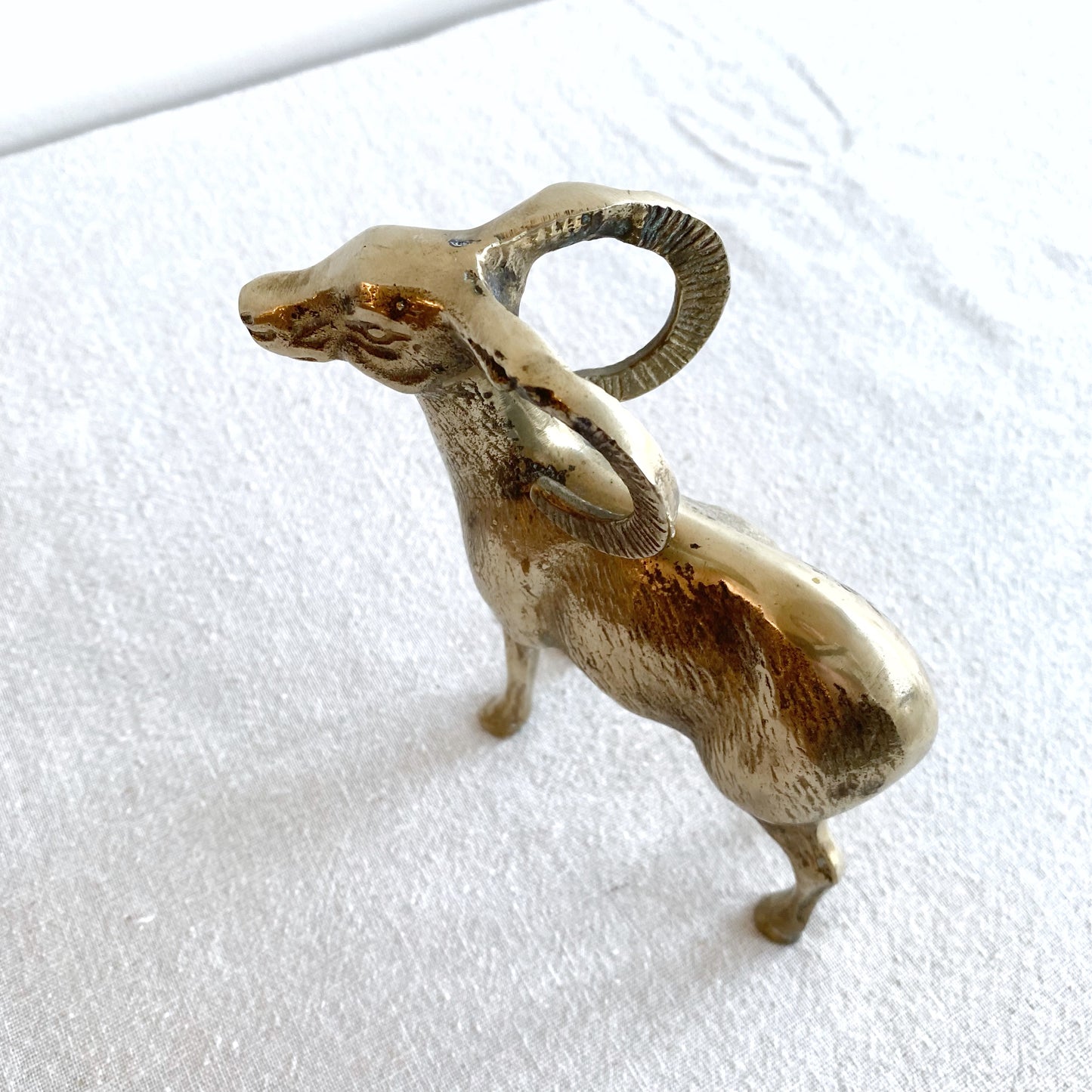 Vintage Brass Mountain Goat