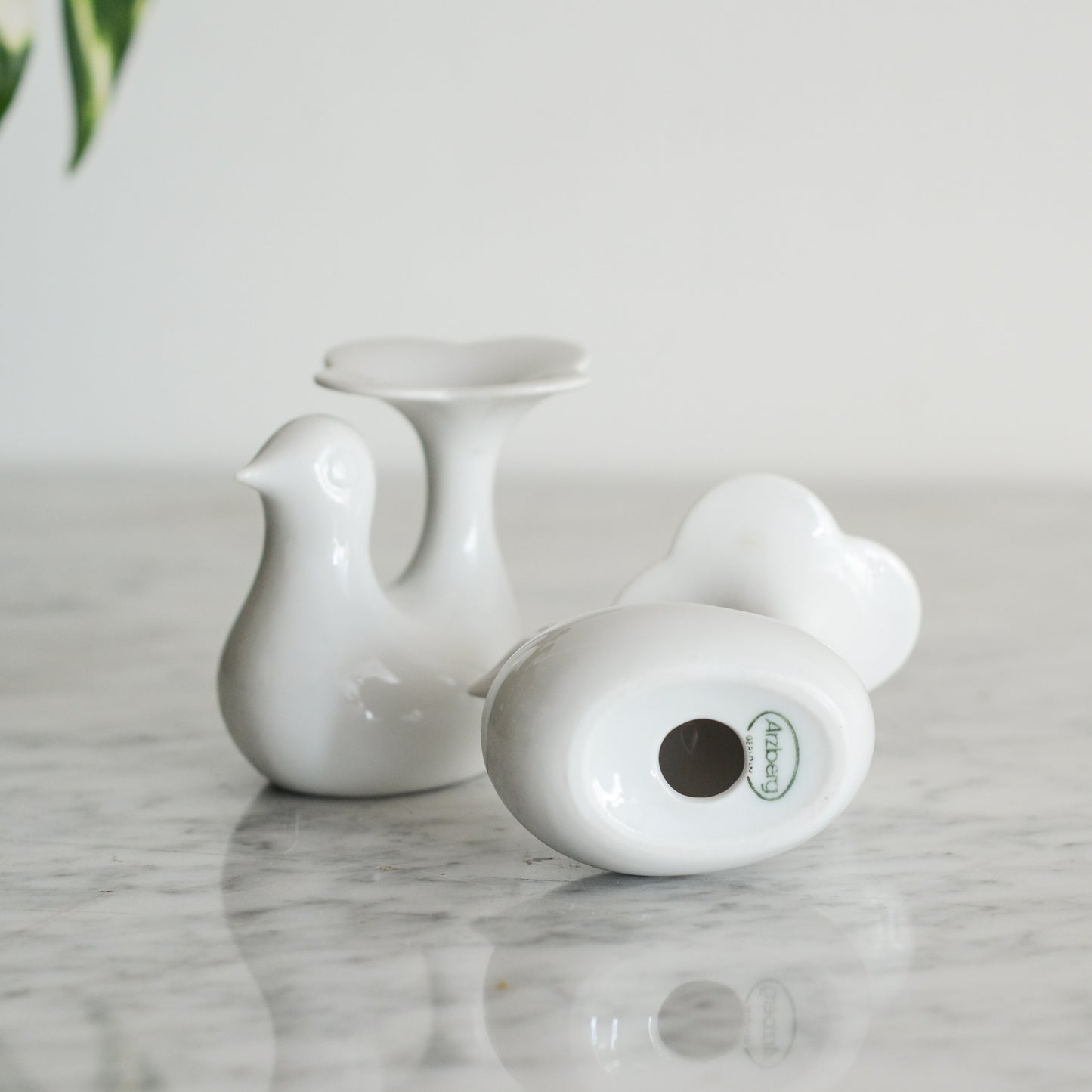 Vintage Minimalist Porcelain Bird, Germany
