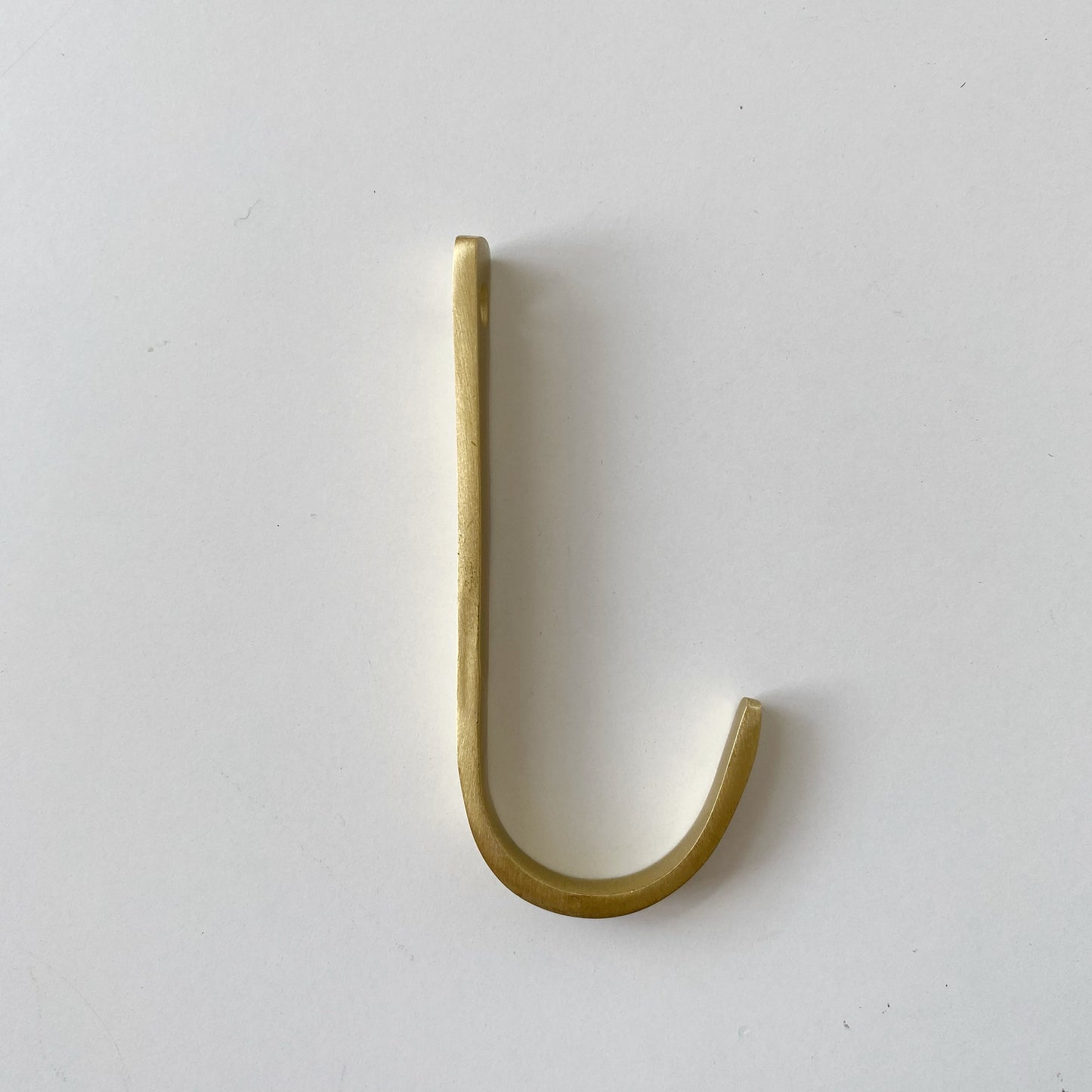 4” Wall Hook, Brass or Iron