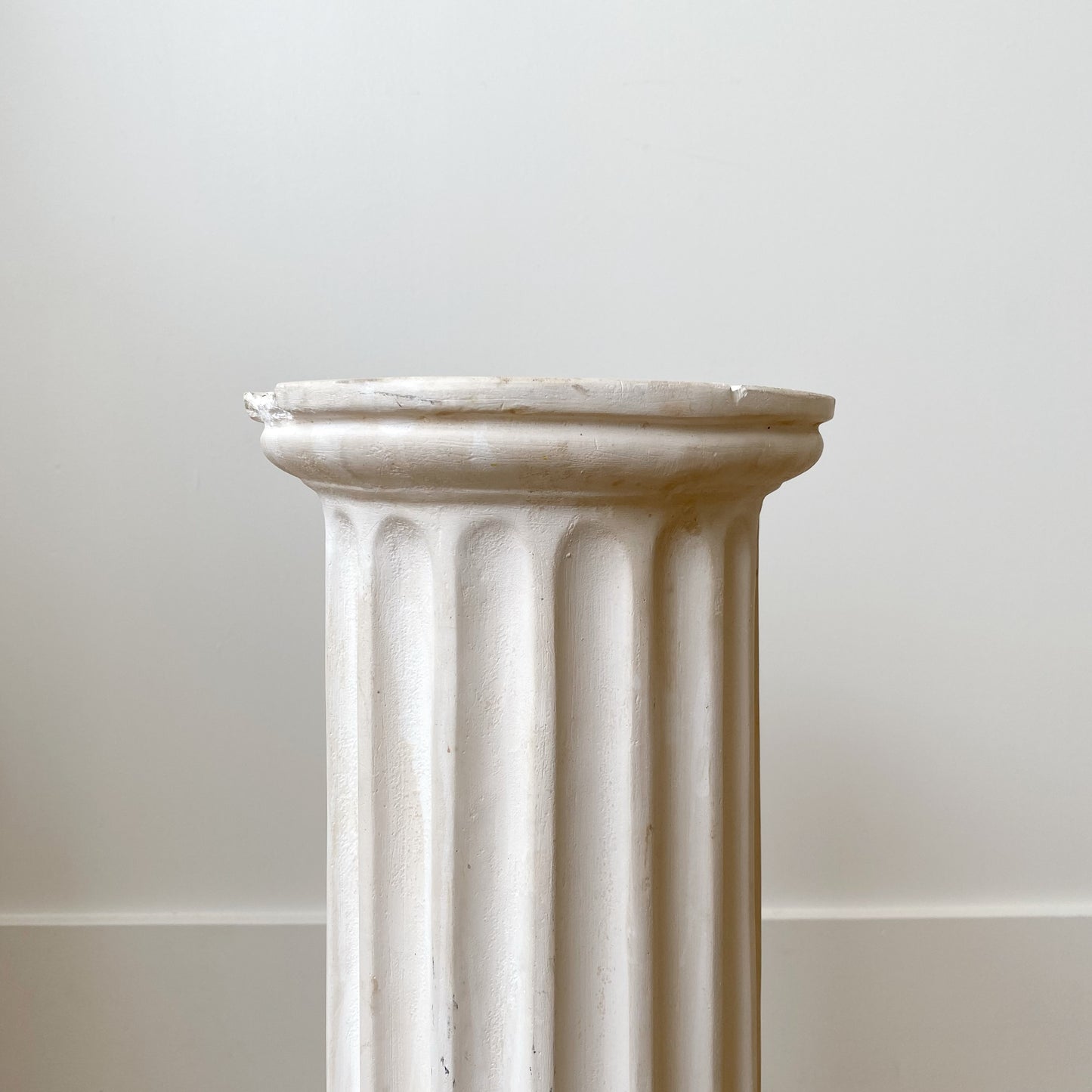 Vintage 29” Plaster Column / Pillar / Plant Stand