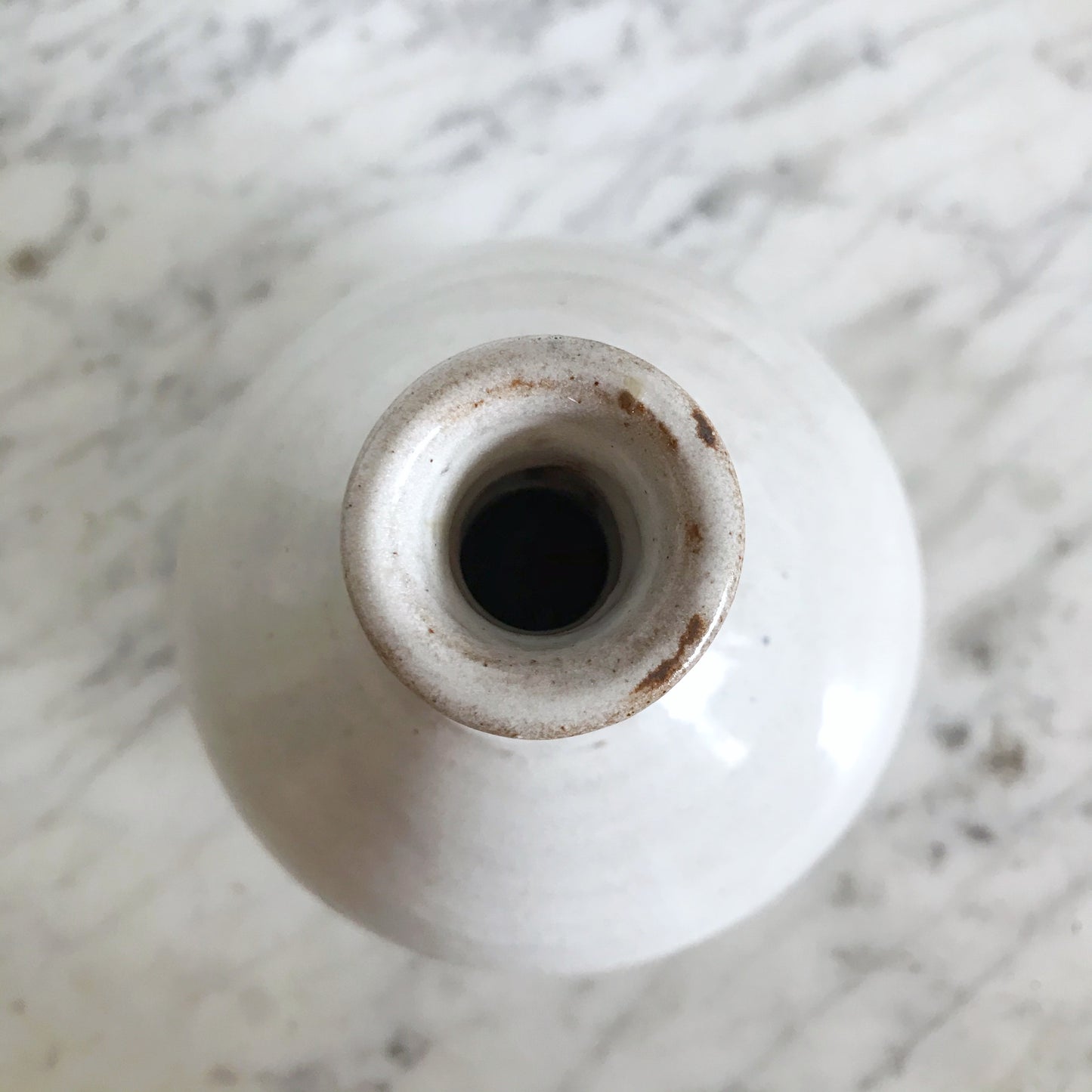 Simple White Studio Pottery Vase
