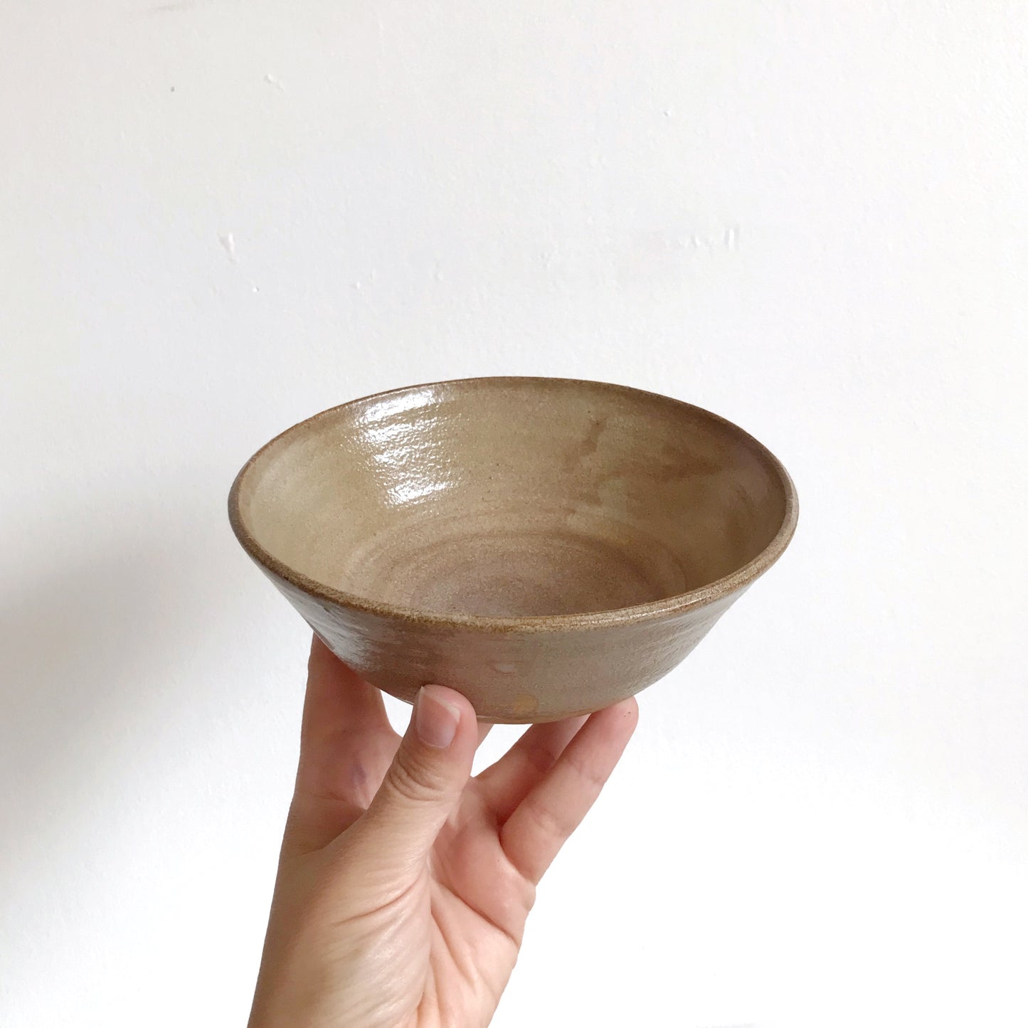 Vintage Studio Pottery Bowl, 1981