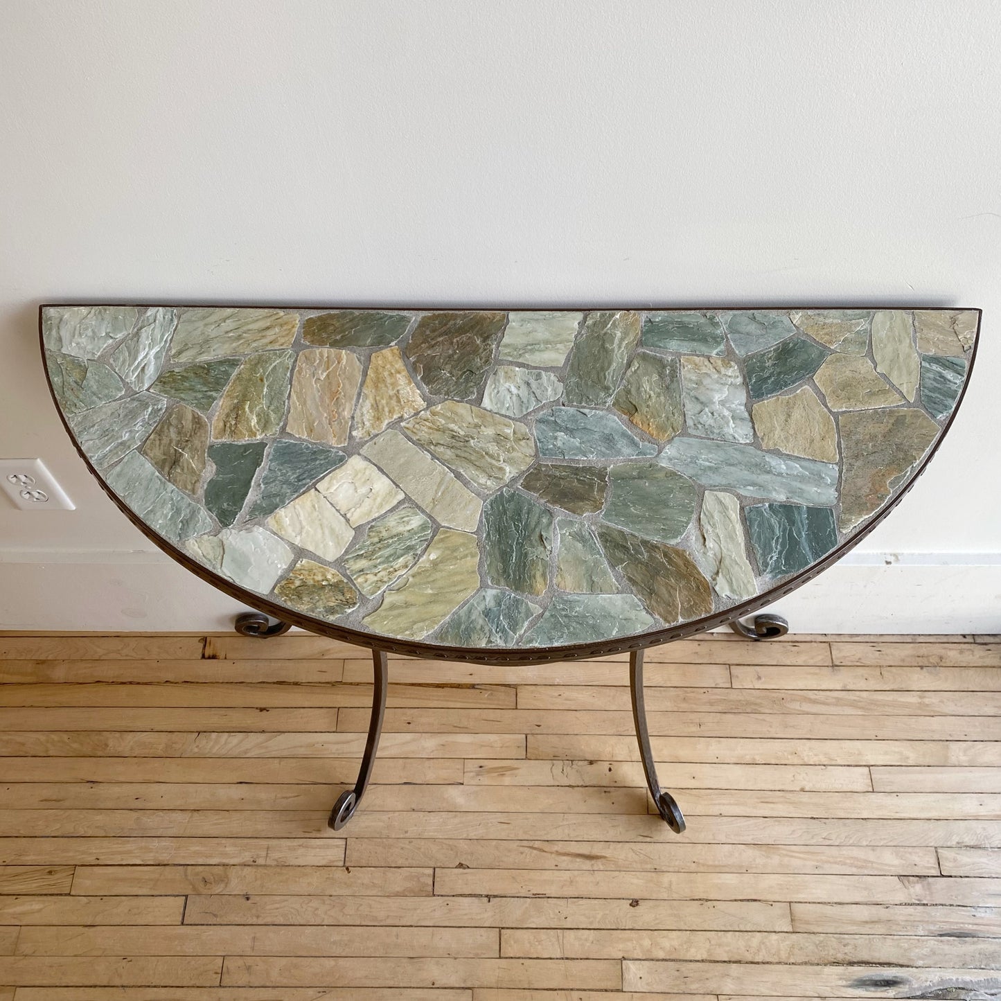 Found Iron + Stone Console Table, Choose
