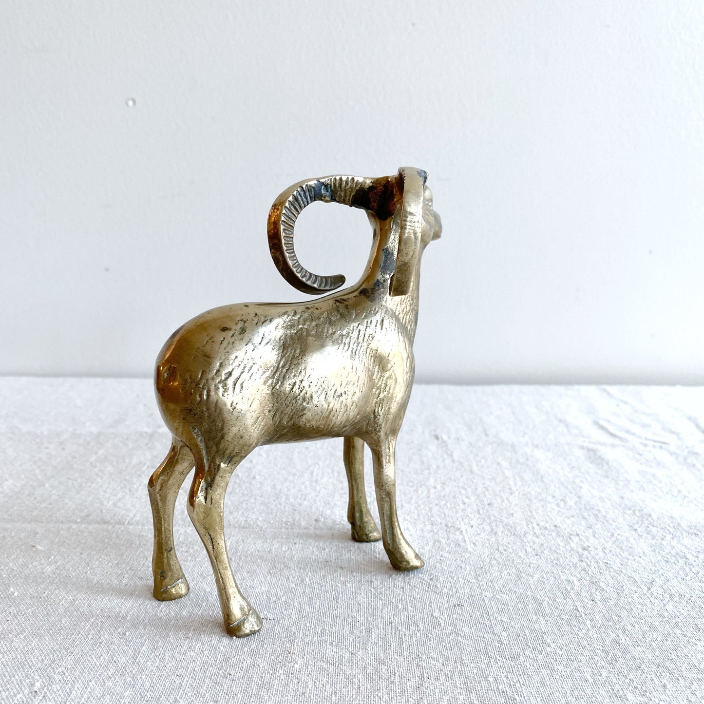 Vintage Brass Mountain Goat