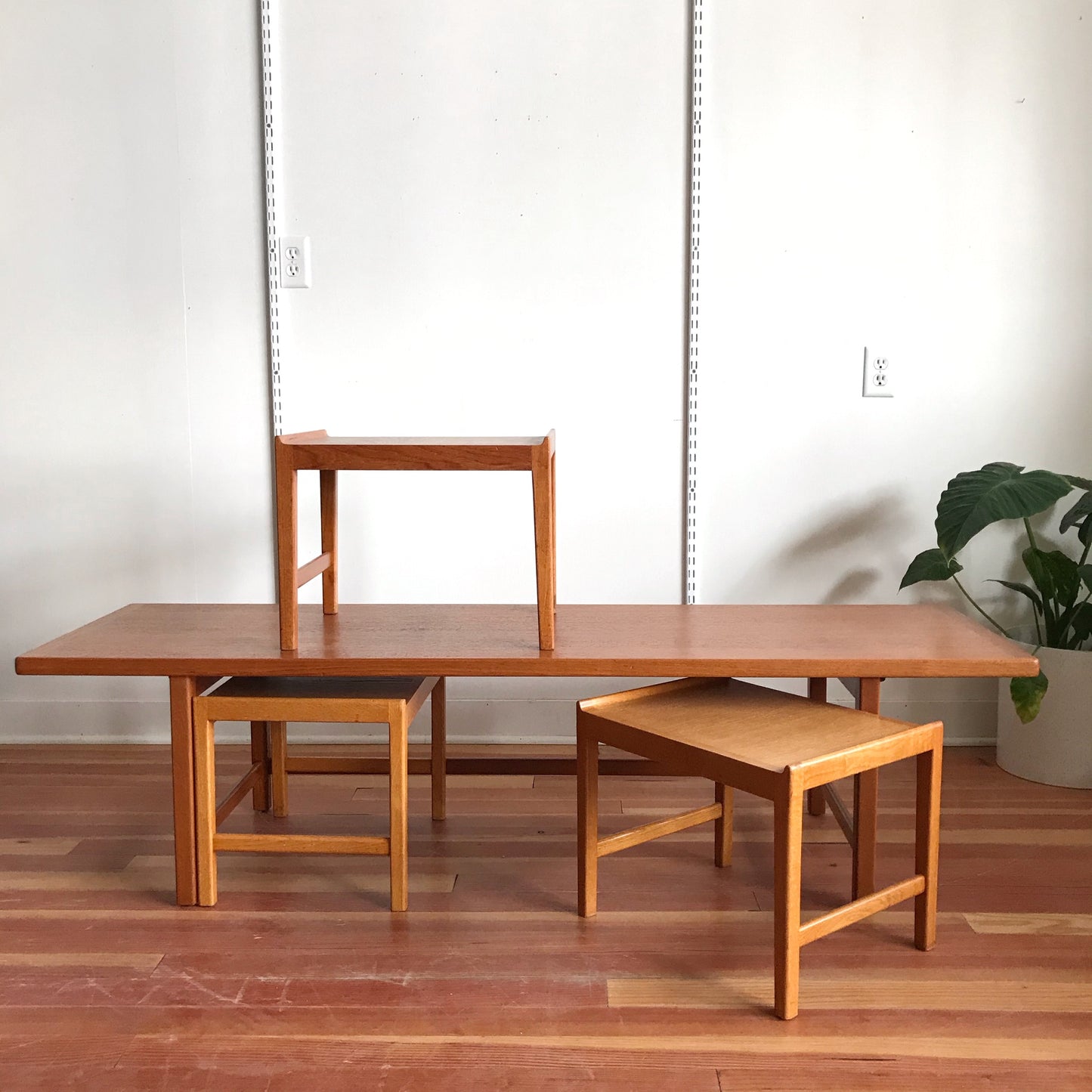 1960’s Swedish Teak Nesting Coffee Table Set