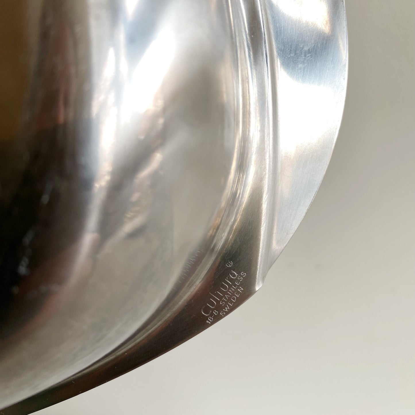 Vintage Stainless Steel Serving Dish, Sweden
