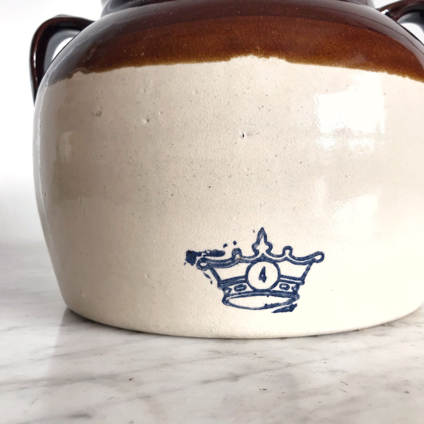 Large Vintage Stoneware Container