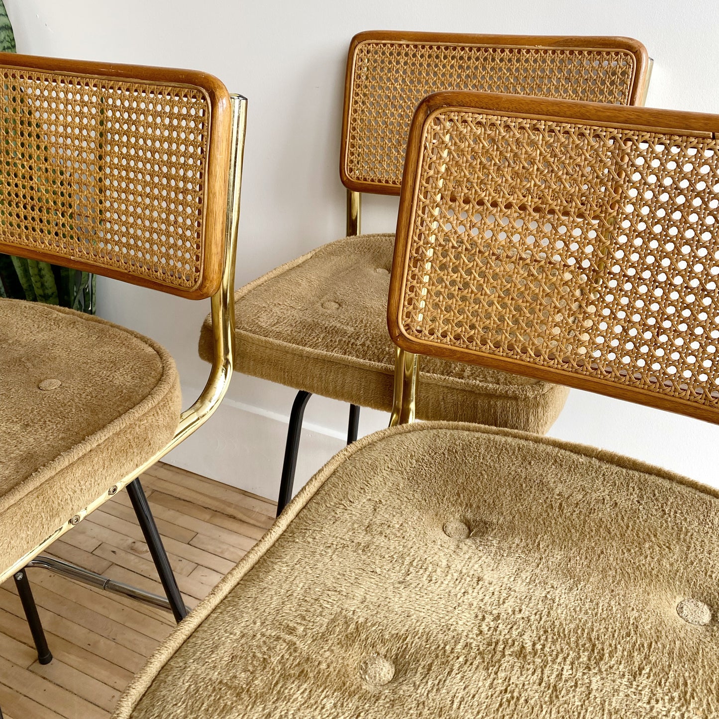 Set of 3 Vintage MCM Bar Stools