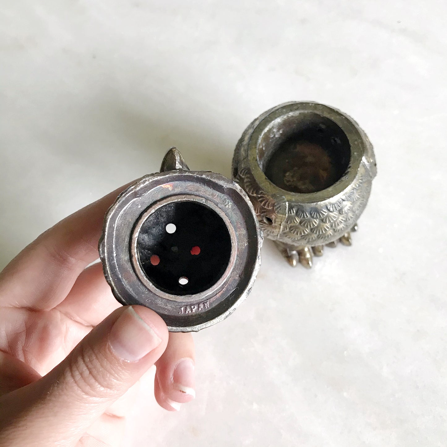 Vintage Owl Incense Burner, Japan