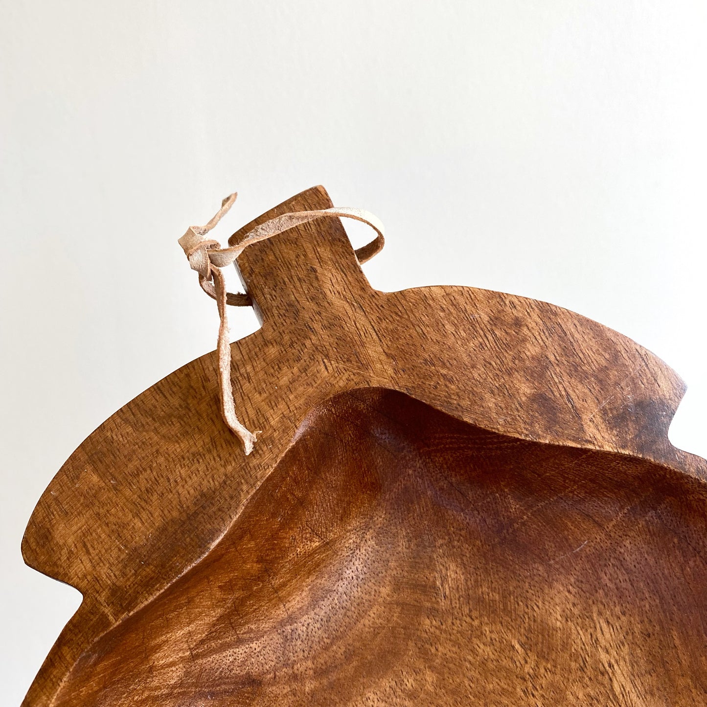 Vintage Shallow Wood “Fruit” Bowl
