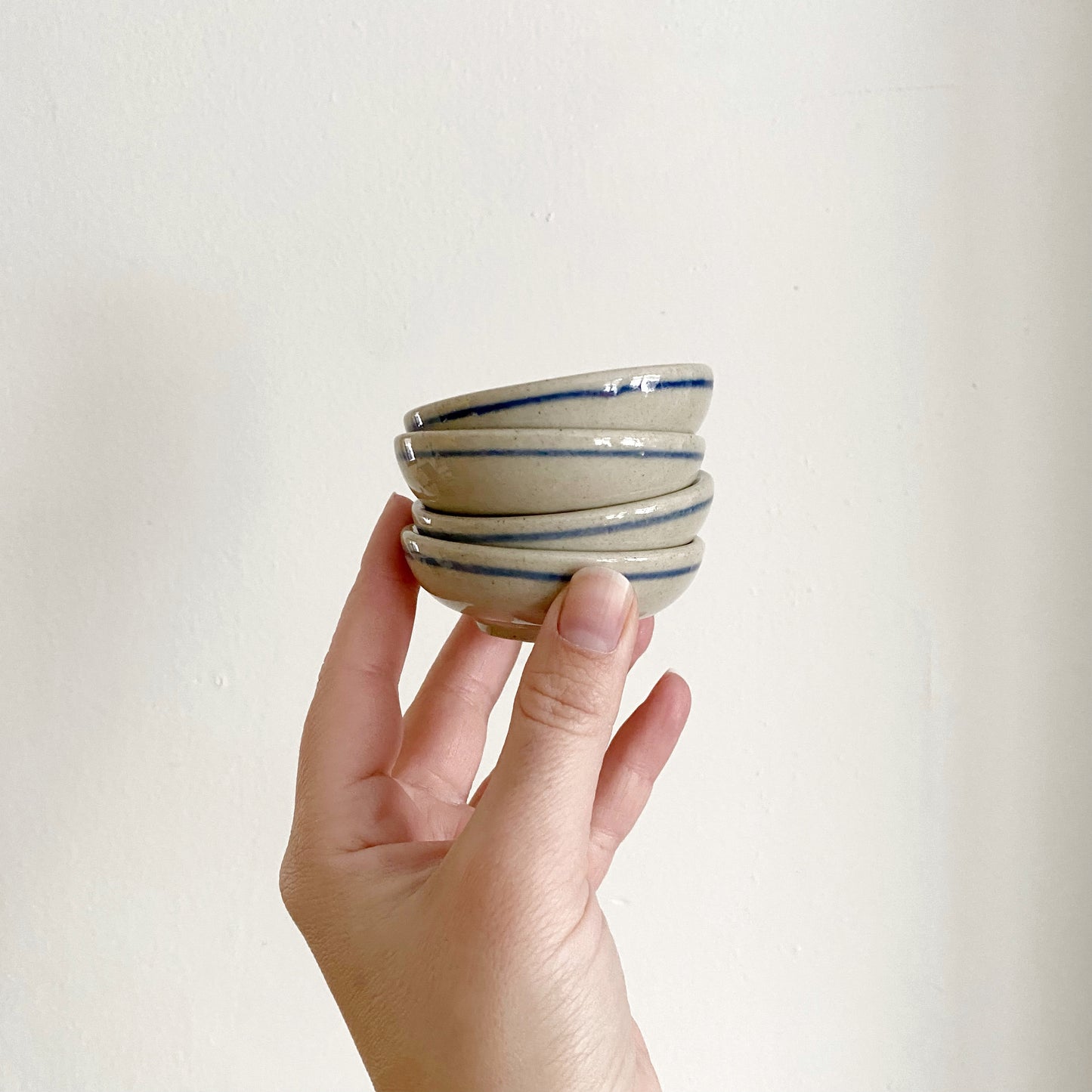 Set of 4 Tiny Vintage Ceramic Dishes