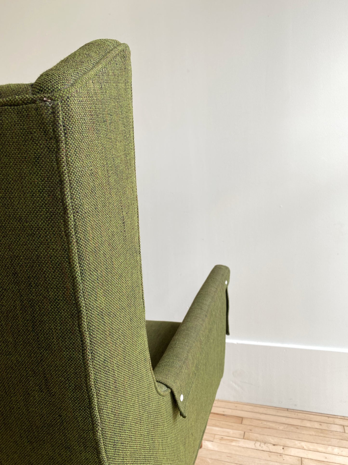 Vintage MCM Selig Wingback Arm Chair