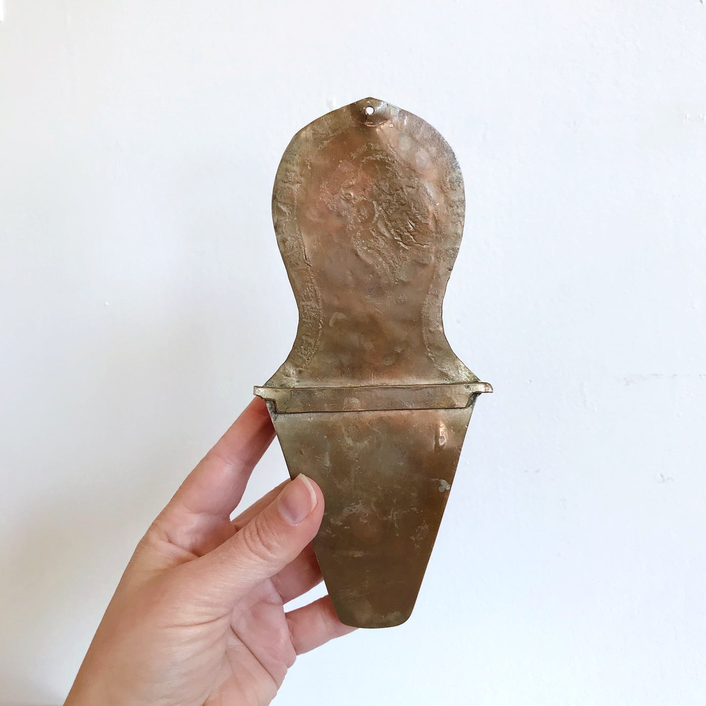 Vintage Copper Wall Pocket
