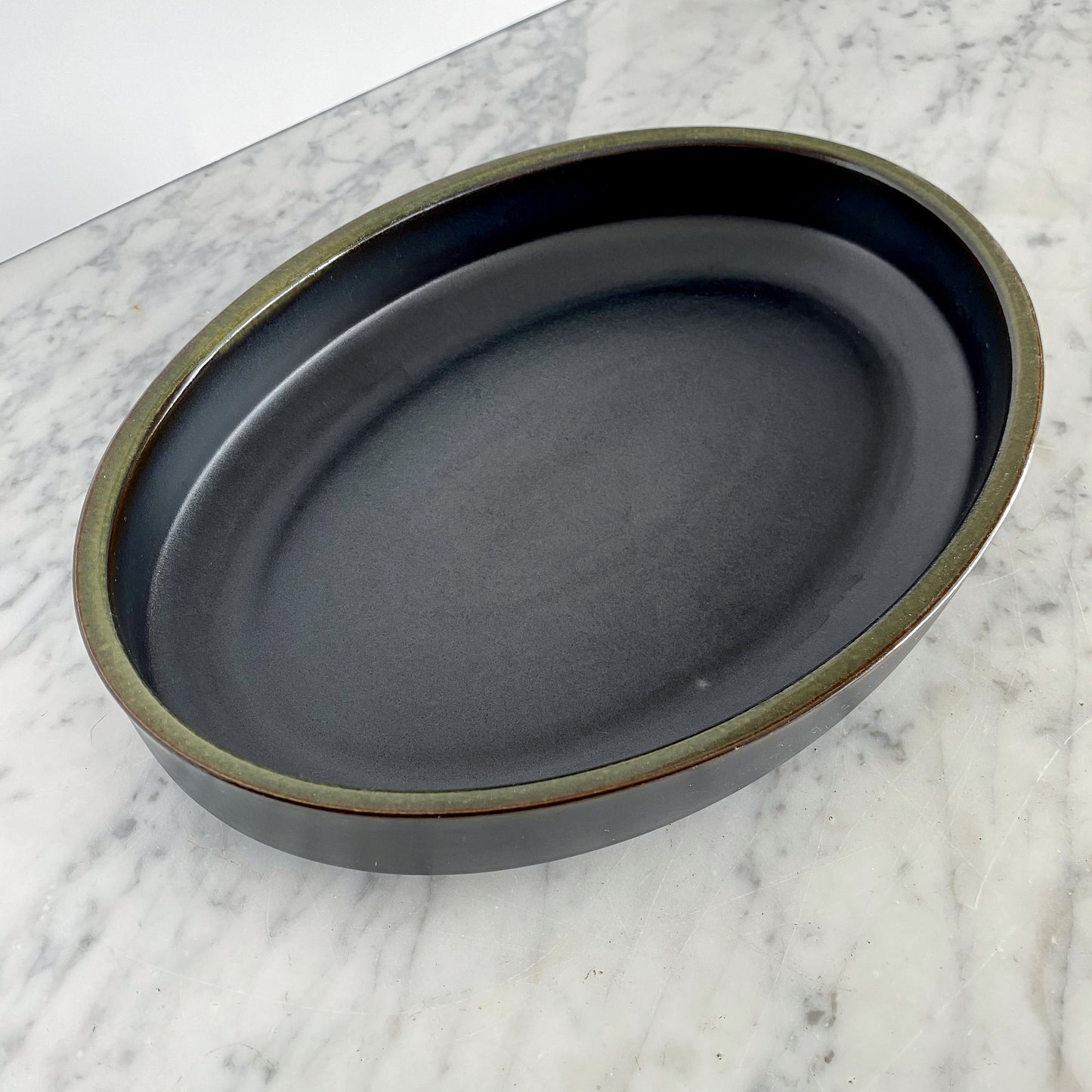 Large Vintage Stoneware Serving Dish