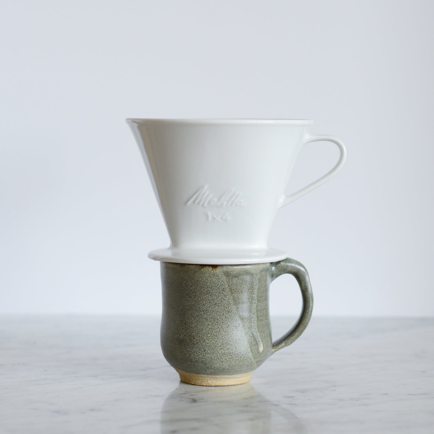 Melitta Porcelain Pour-Over Coffee Filter, 1X4