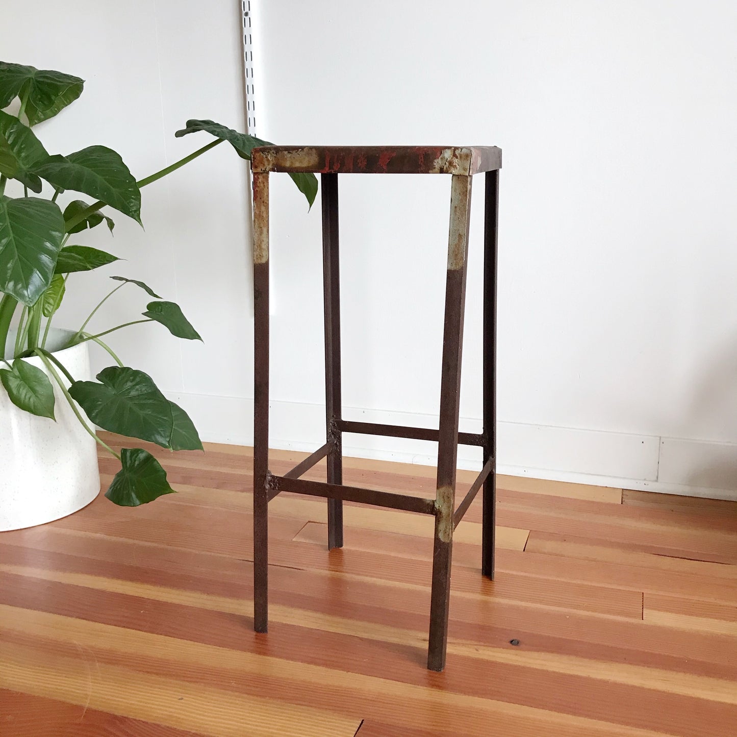 Vintage Minimal Industrial Plant Stand