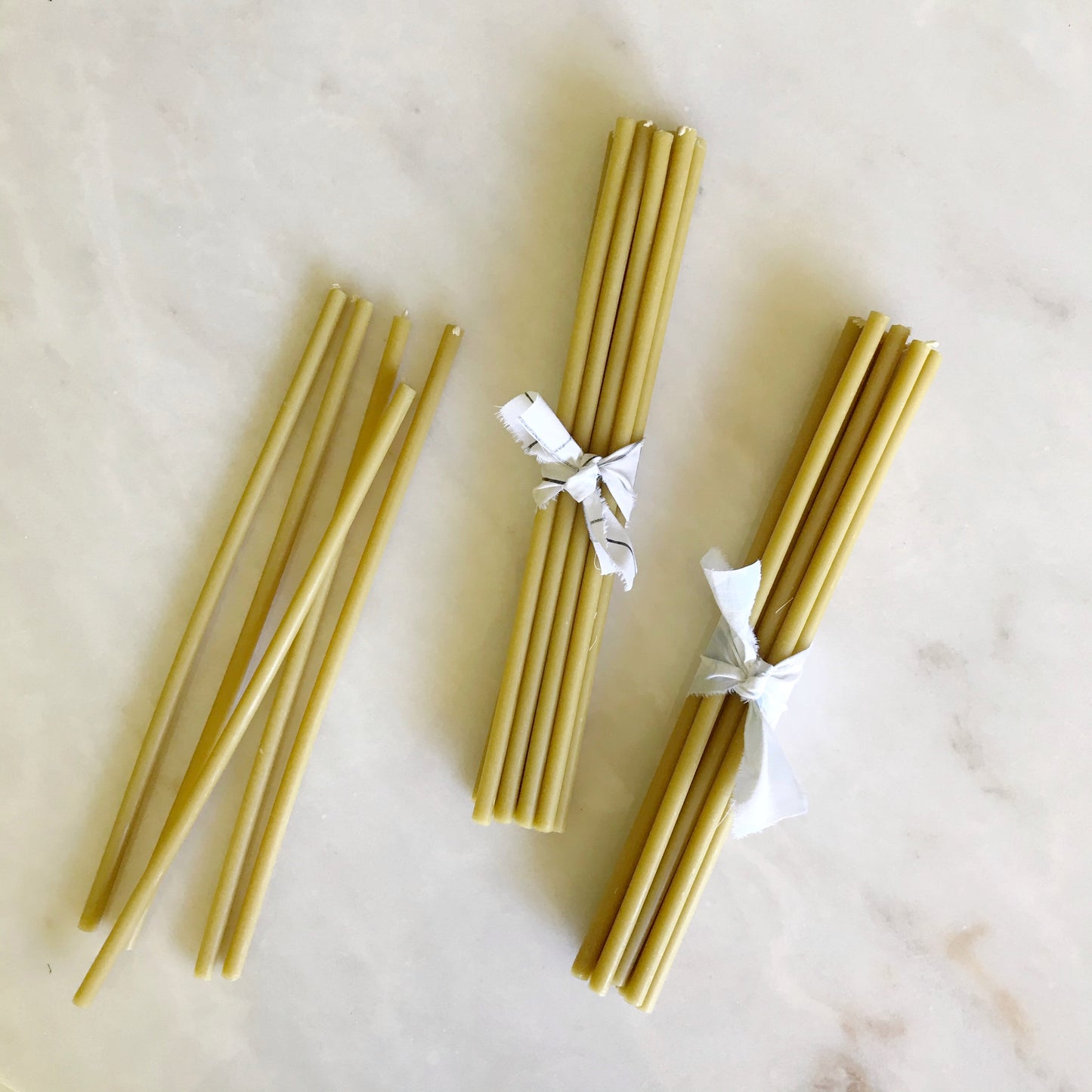 Bundle of 10” Beeswax Candles, 12 ct