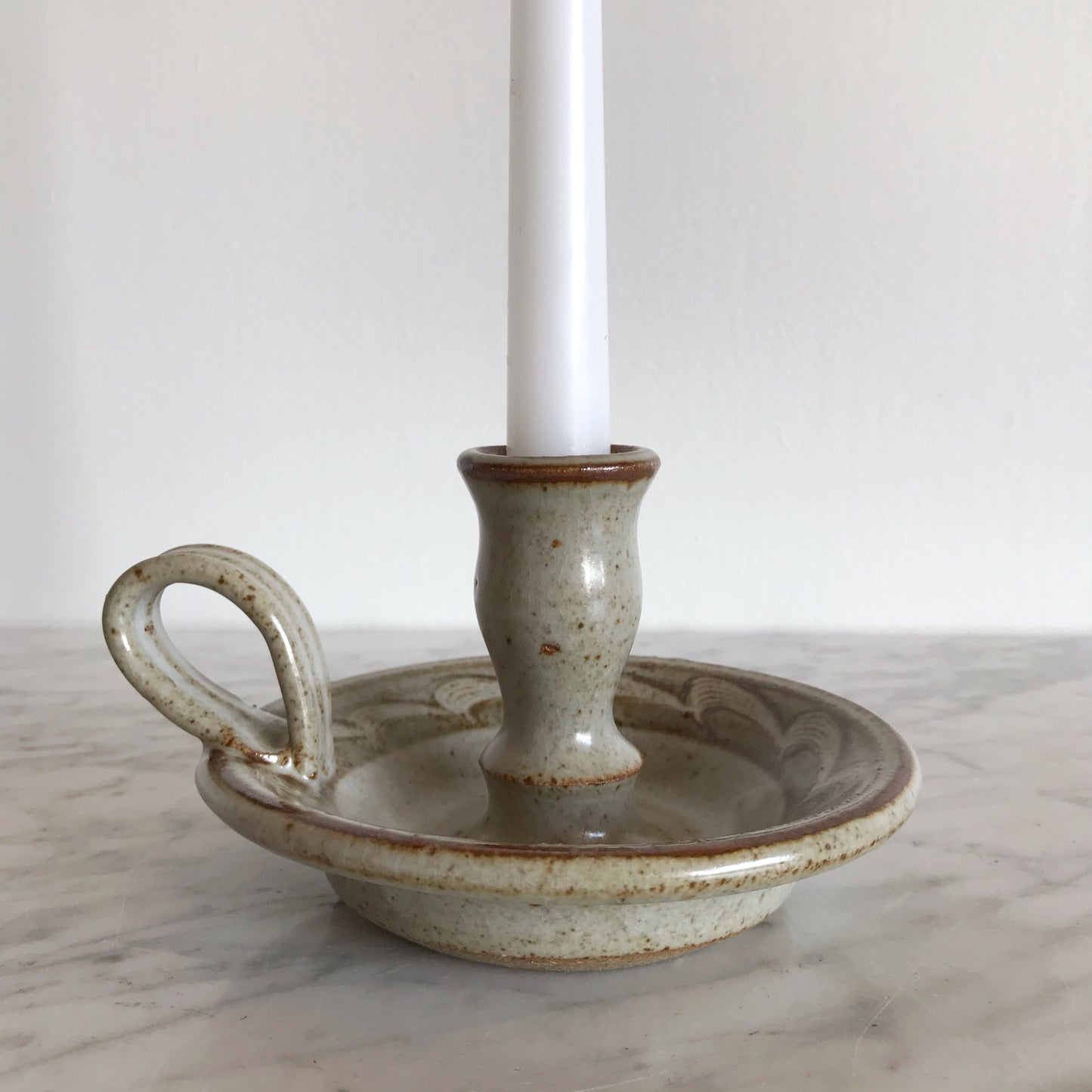 Simple Handcrafted Pottery Candle Holder