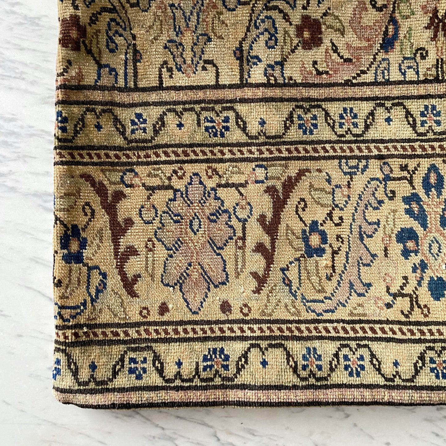 Turkish Hand-knotted Pillow Cover (16” x 16”)