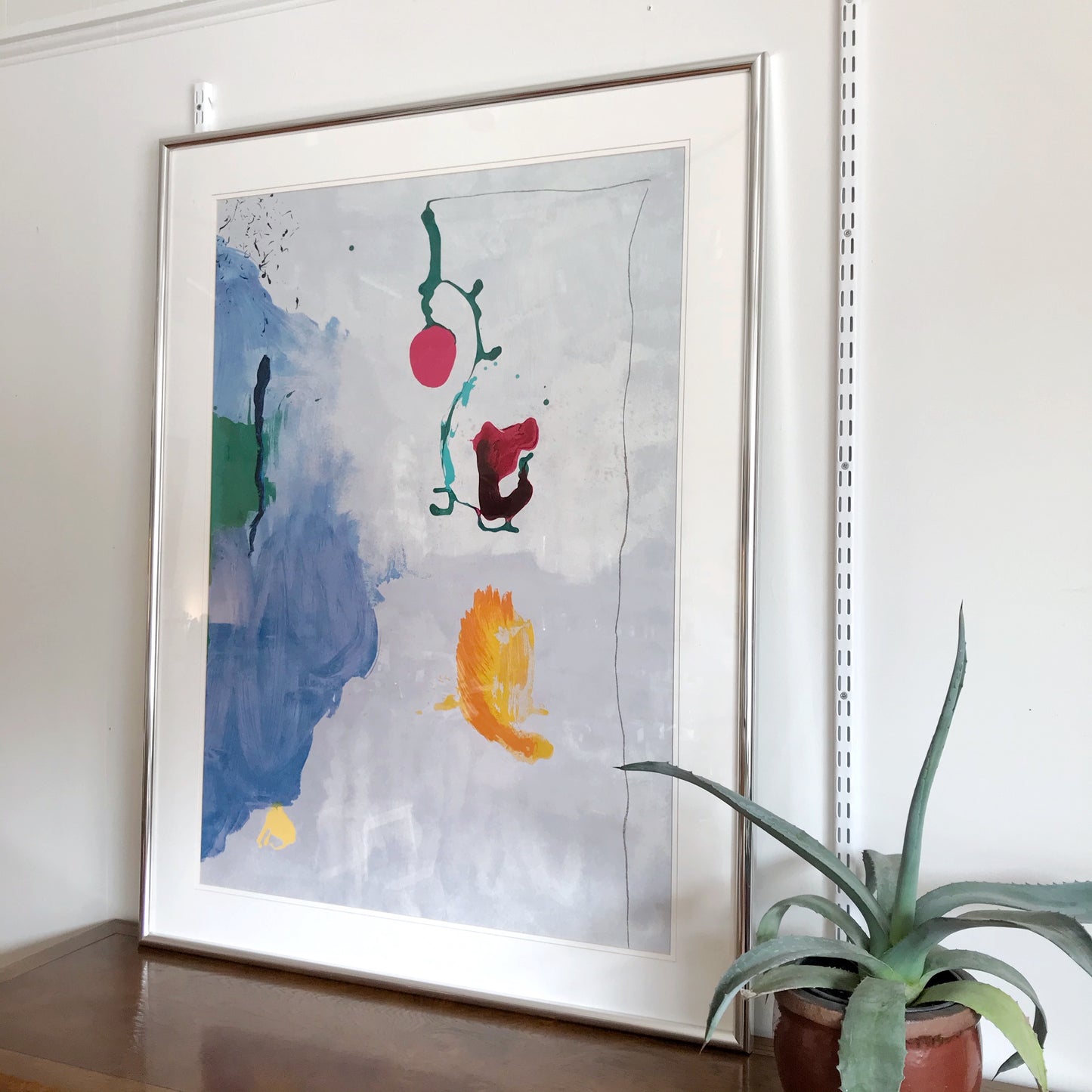 Oversized Framed Modern Abstract Art Poster (37.75 x 49.25)