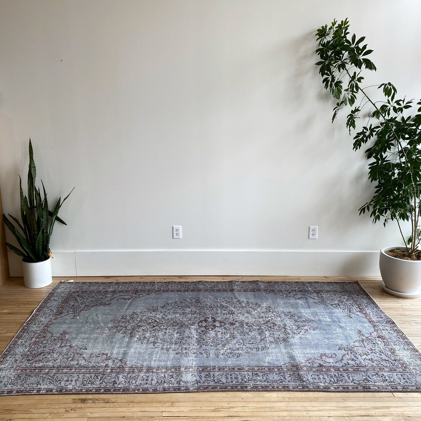 ELLIOT Vintage Hand-knotted Area Rug  (5.1 x 8.9)