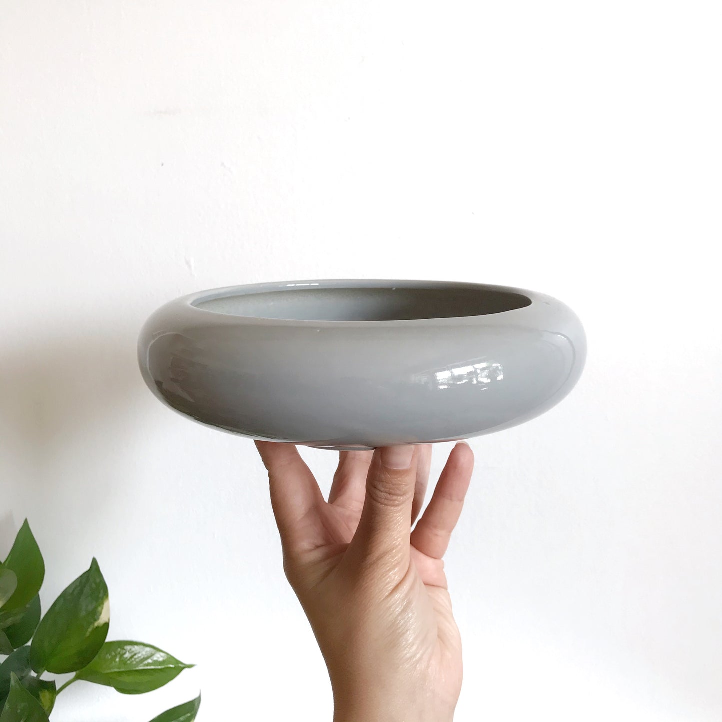 Shallow Vintage Ceramic Planter