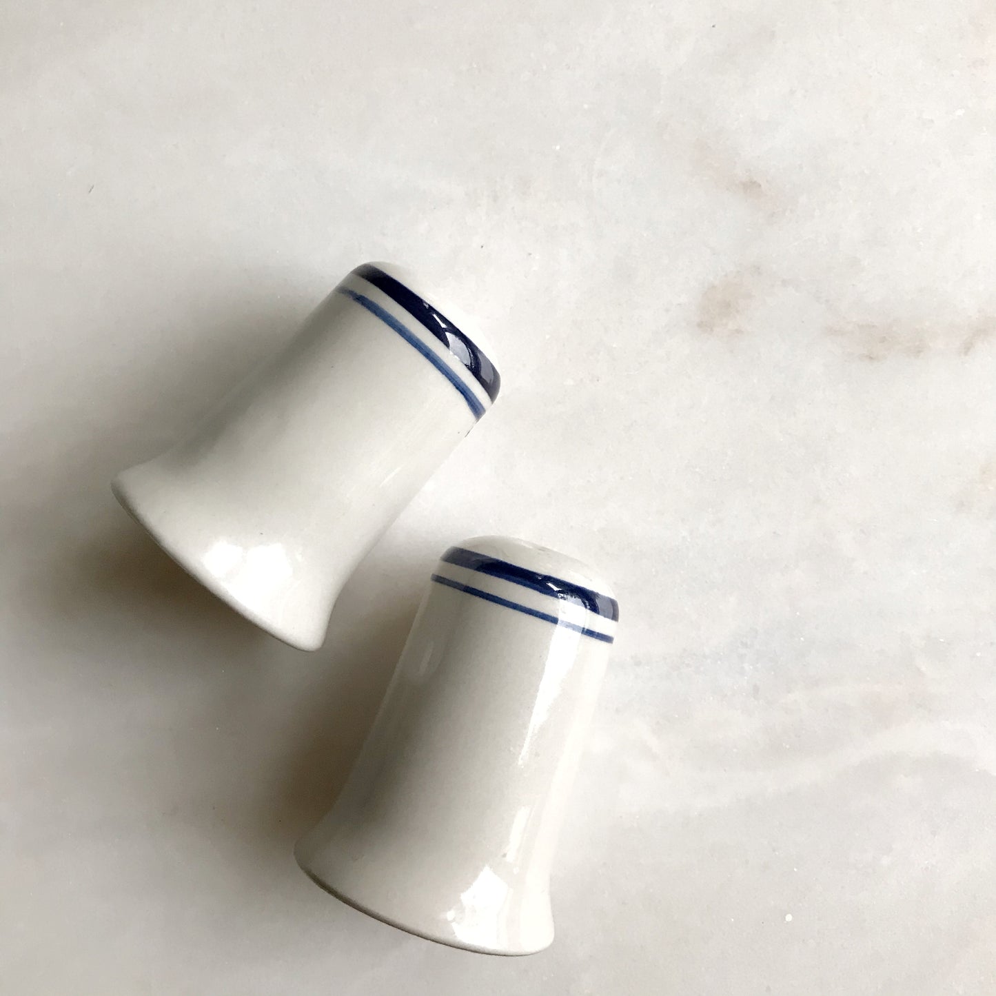 Vintage Stoneware S&P Shaker Set