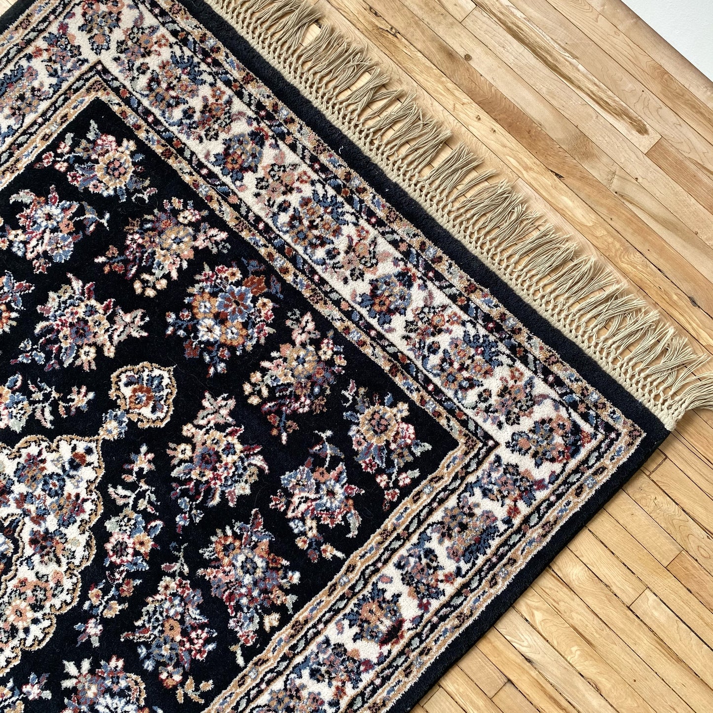 Black Area Rug (3’11” x 6’2”)