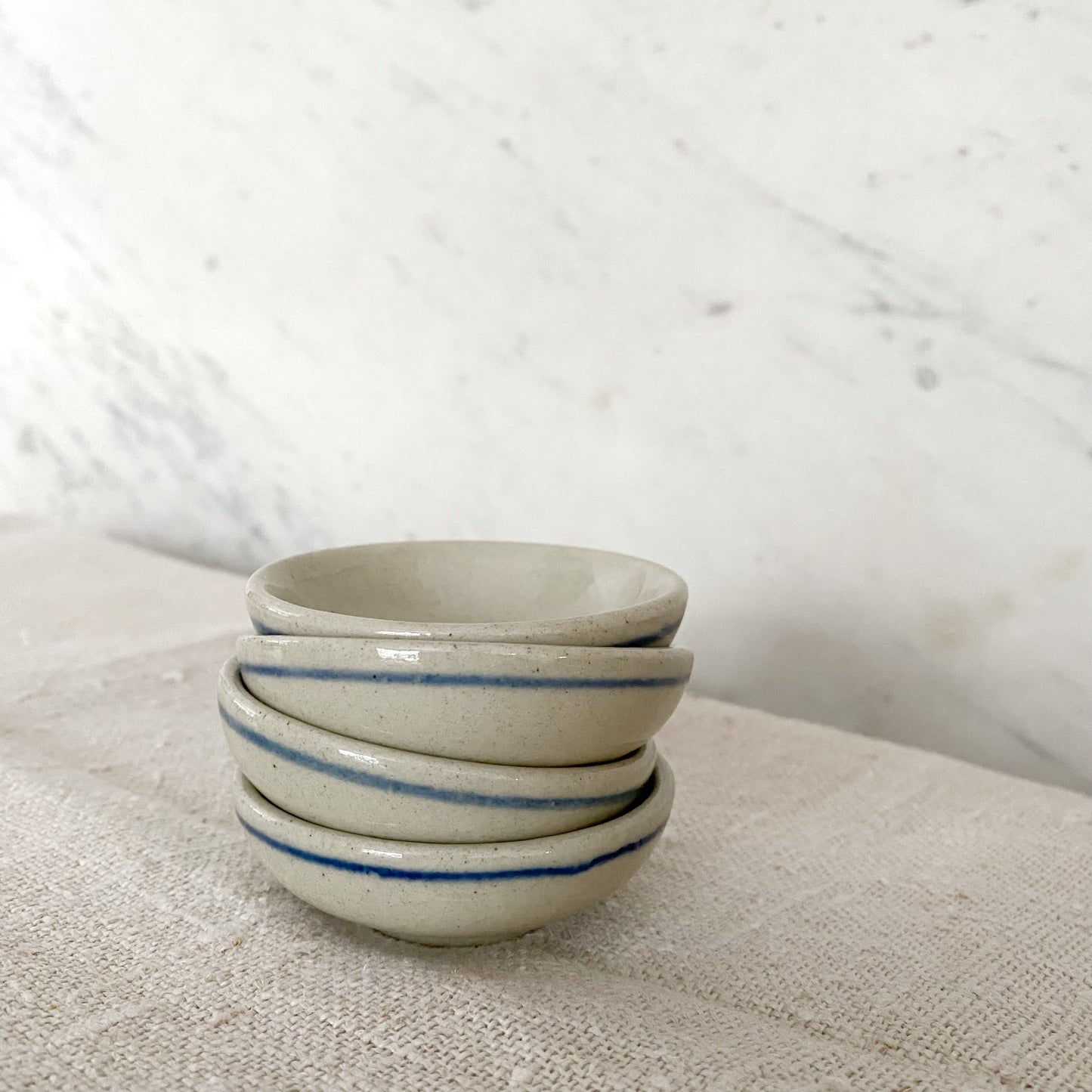 Set of 4 Tiny Vintage Ceramic Dishes