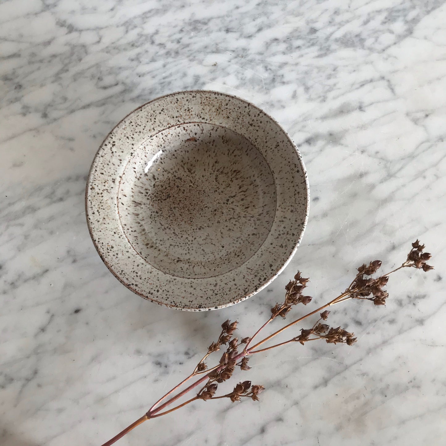 Vintage 7” Hand-thrown Pottery Bowl