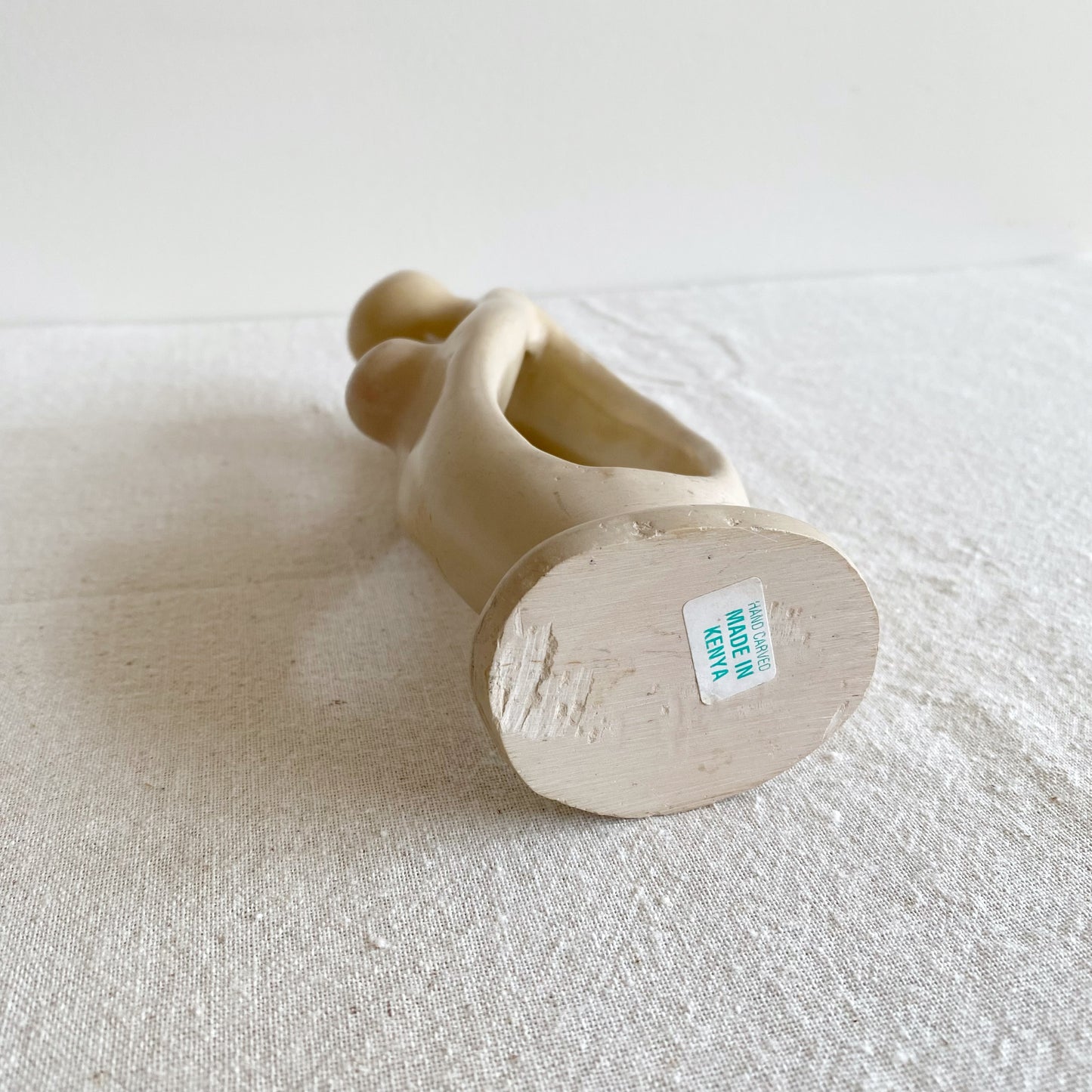 Minimalist Carved Soapstone Duo